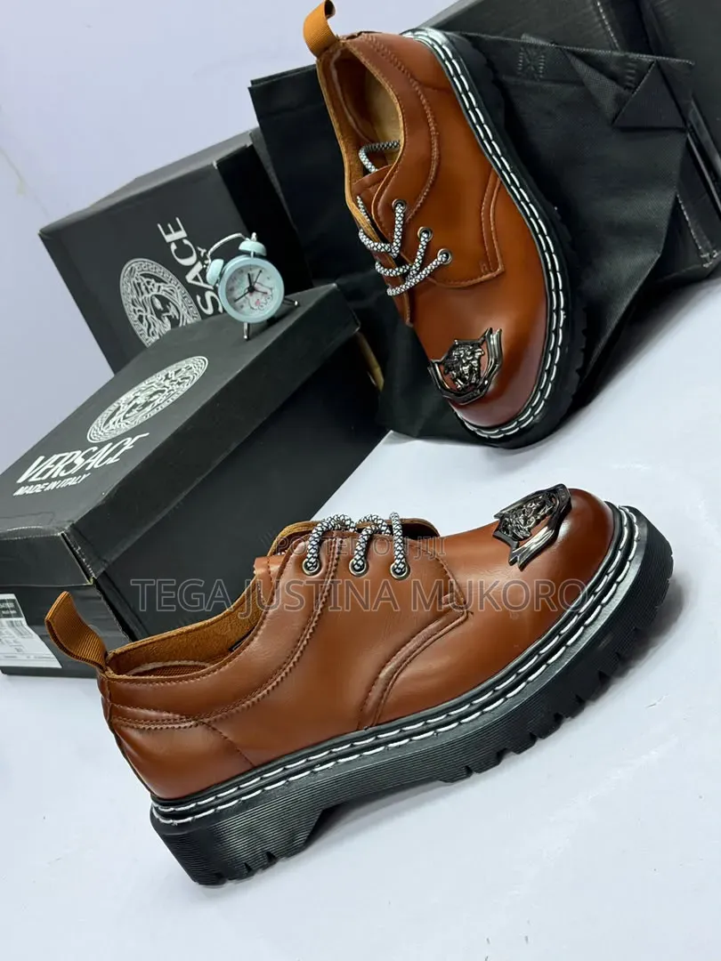 High Quality Versace Big Sole Men's Shoes