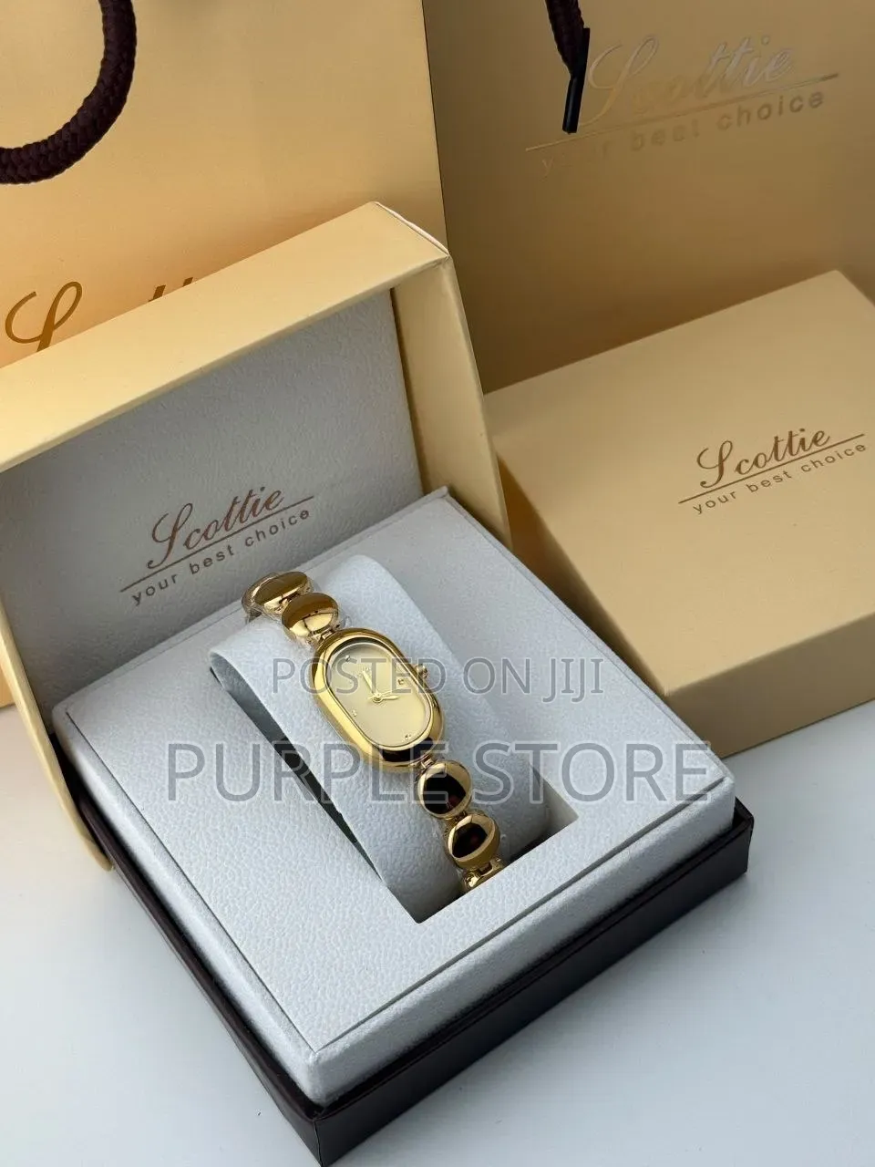 Scottie Ladies Elegant Oval Watches
