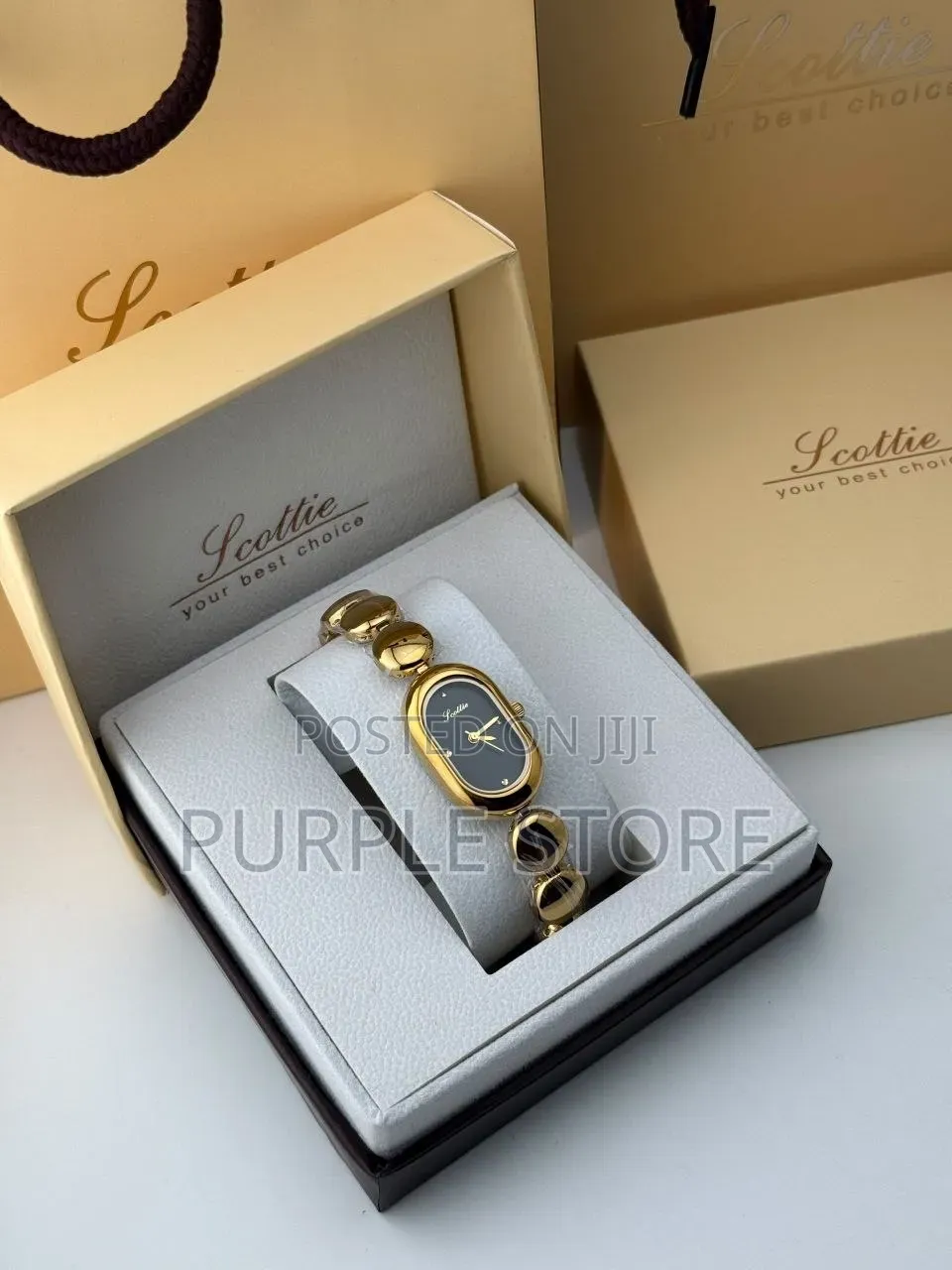 Scottie Ladies Elegant Oval Watches