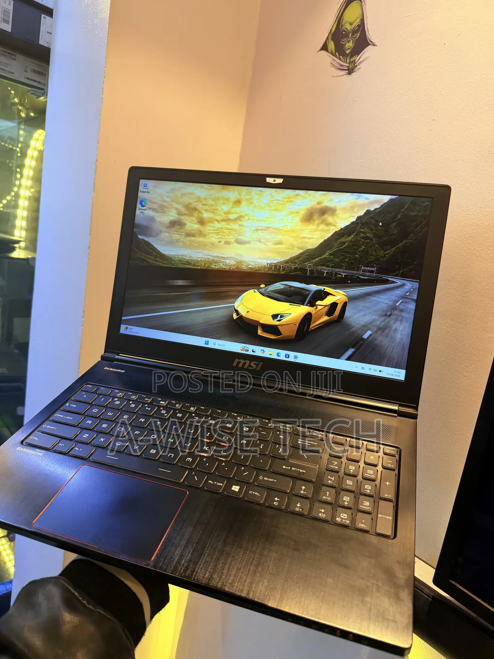 Laptop MSI GS63 Stealth 8RE 16GB Intel Core i7 SSD 256GB