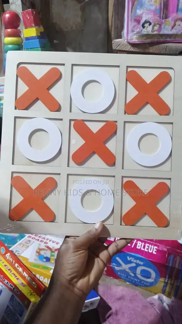 X O Wooden Educational Game