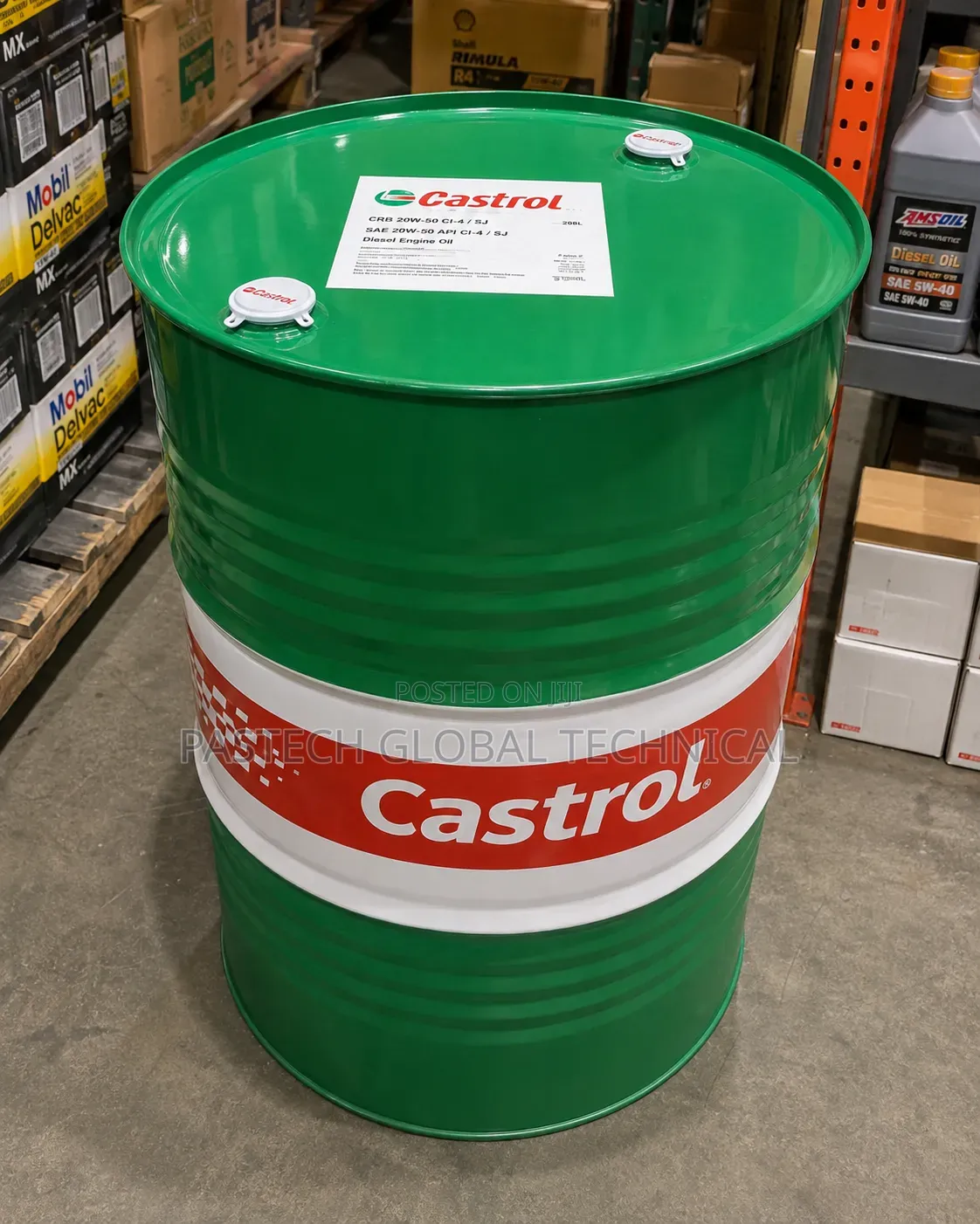 Castrol CRB 20w-50 || Mineral Diesel Engine Oil || 208L Drum