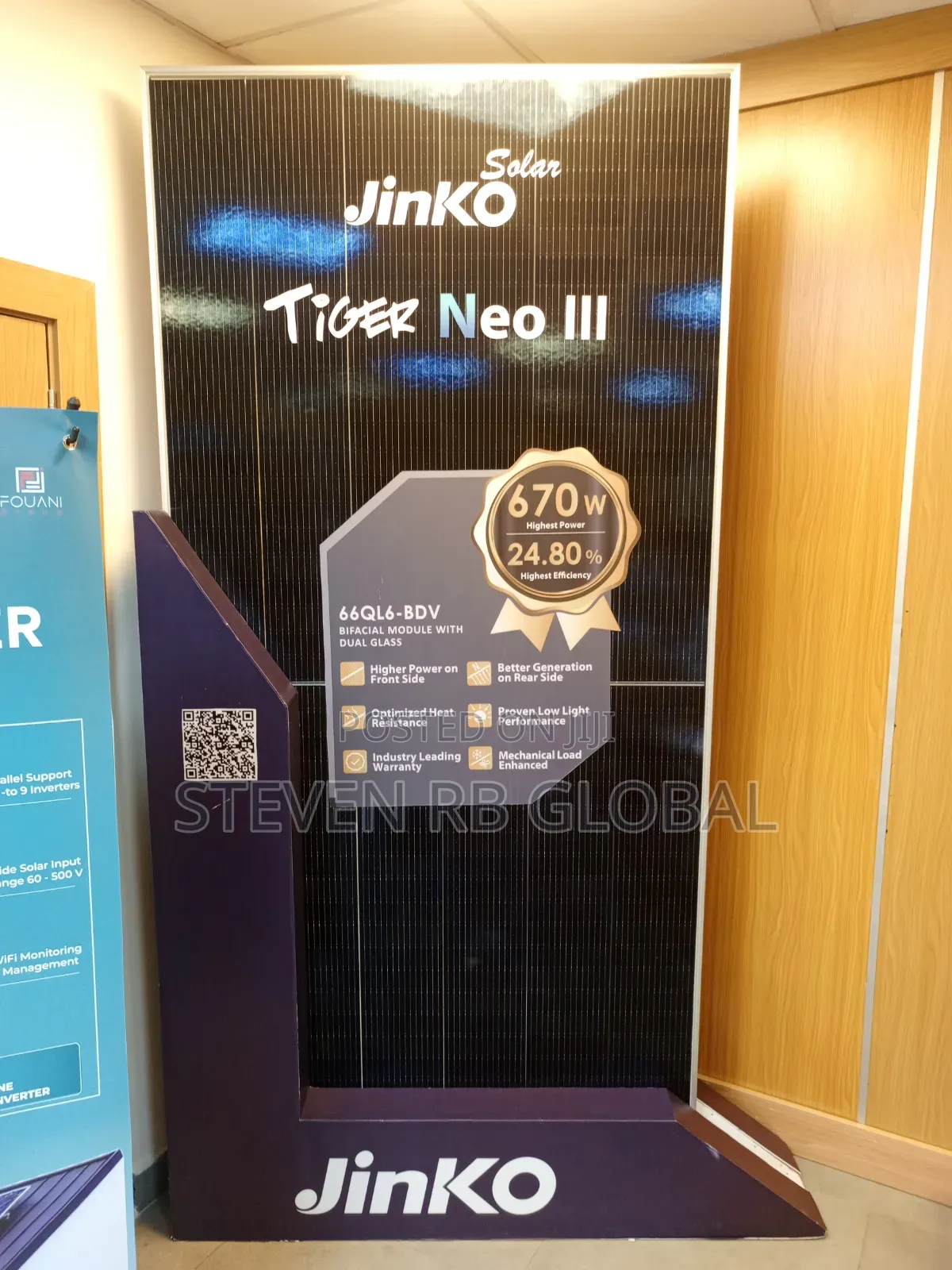 Jinko Solar N-Type Bifacial Solar Panel | 650w–670w