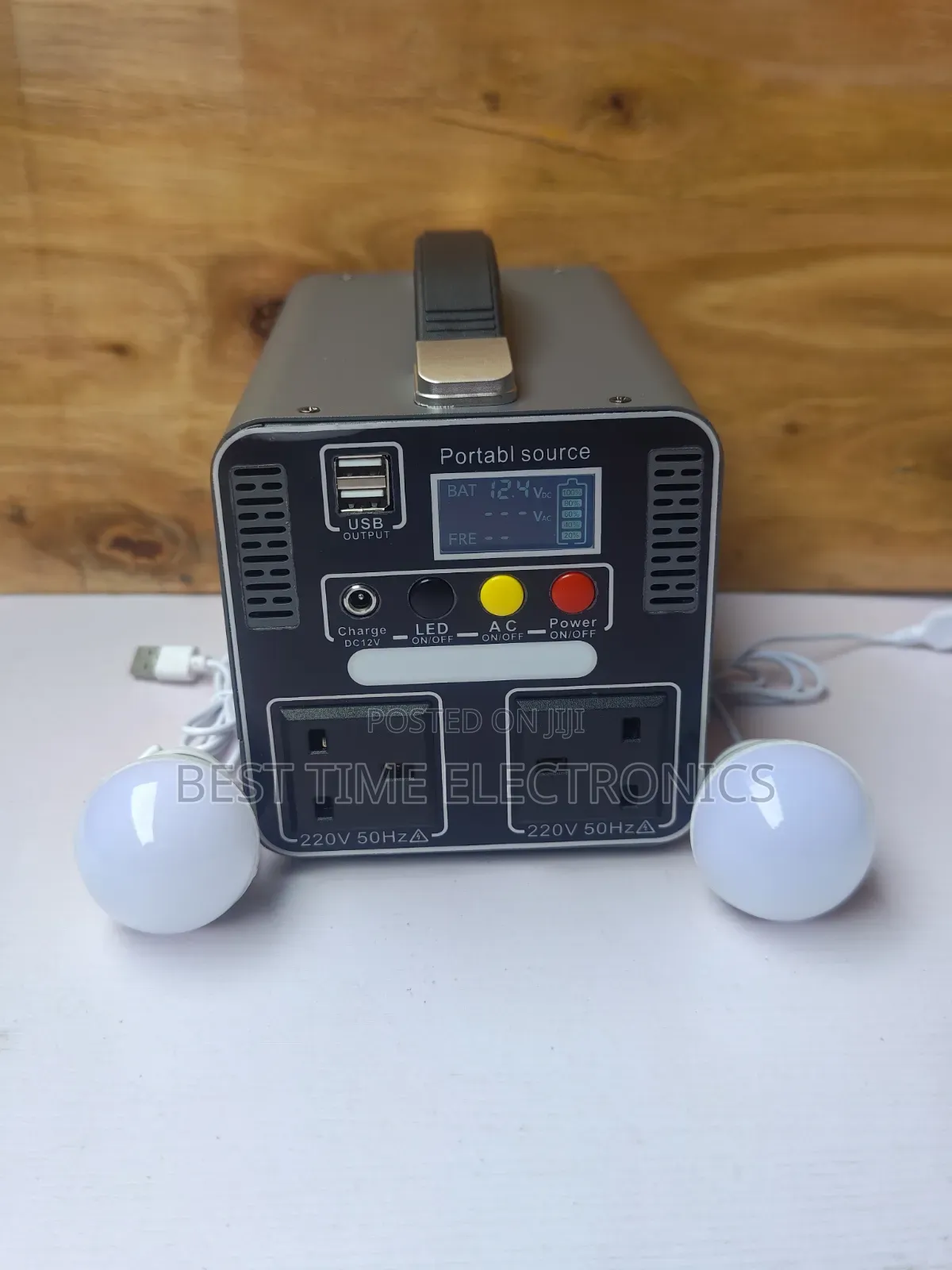 Wolftek 500w Portable Lithium Solar Generator ENGINE