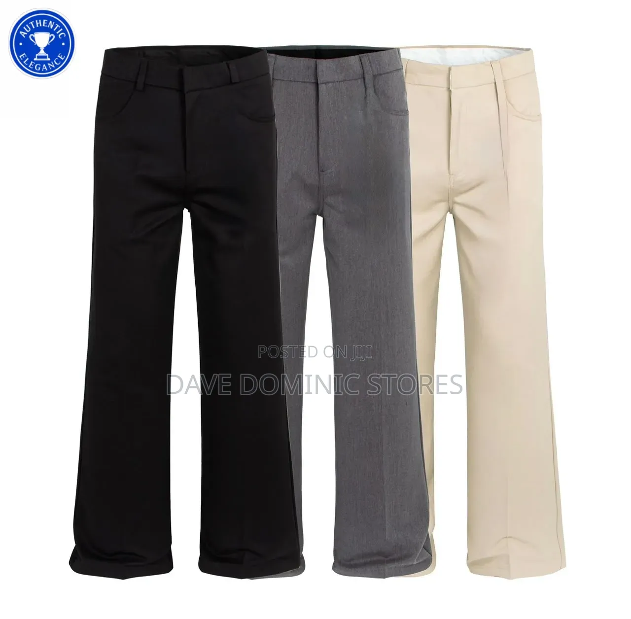 Original Luxury Mens Plain Pants Now Available in Store.