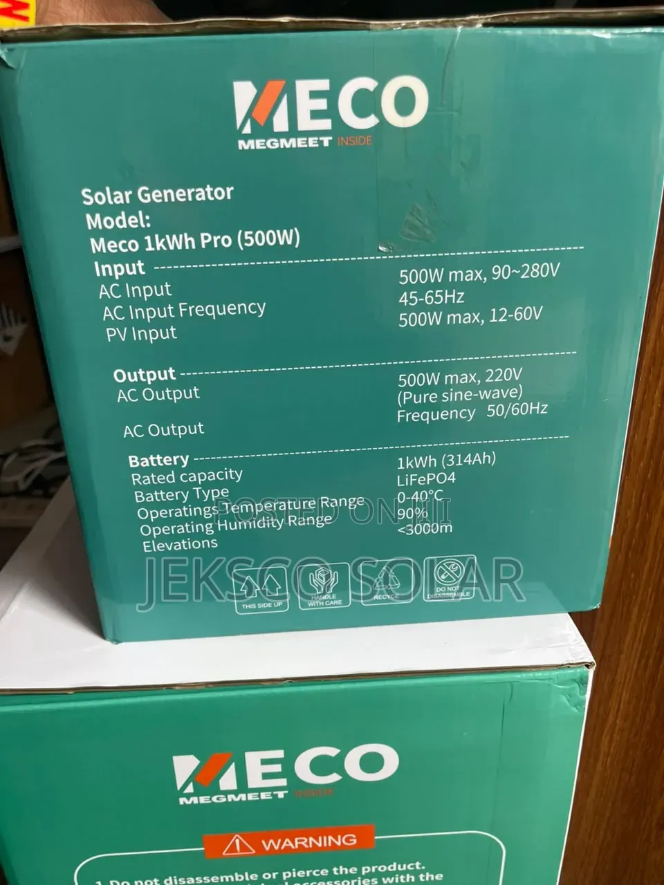 1kw, 500w Meco All in One Solar Generator.
