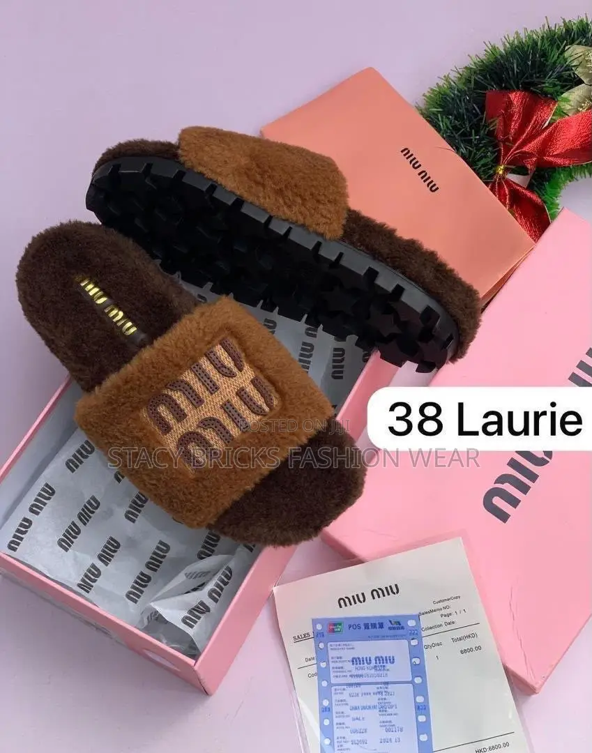 Luxury Miu Miu Slide Original Comes With Full Package
