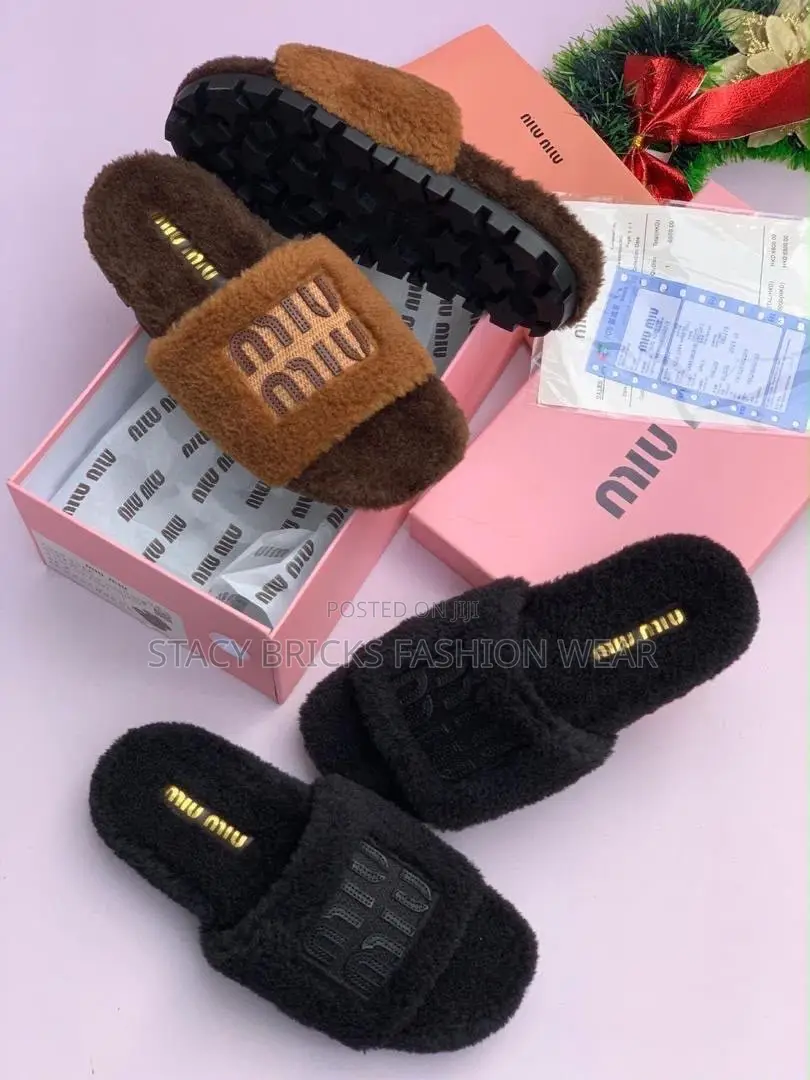 Luxury Miu Miu Slide Original Comes With Full Package