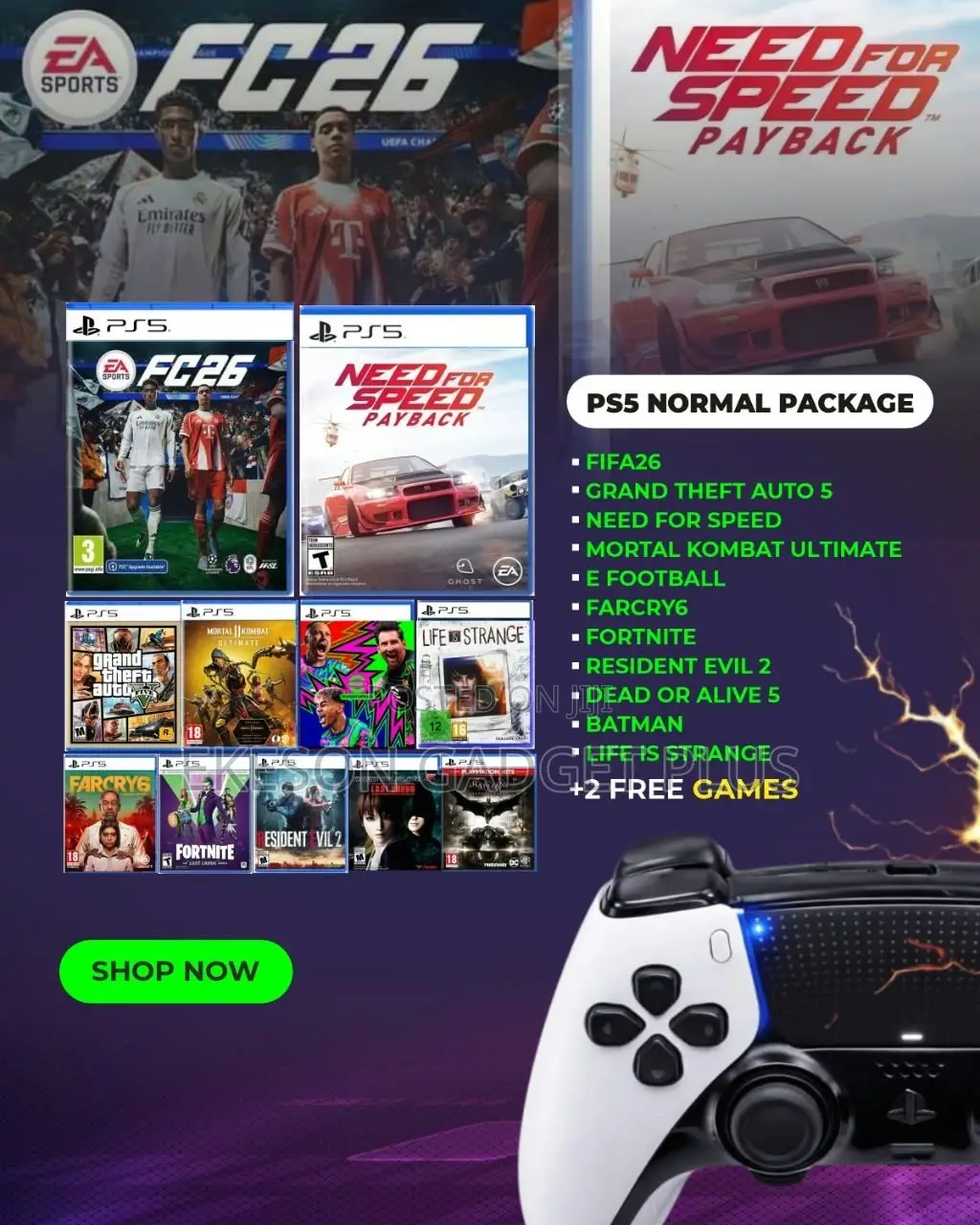 Bring Ur Ps4 and Ps5 for Pre Installation of License Digital Games