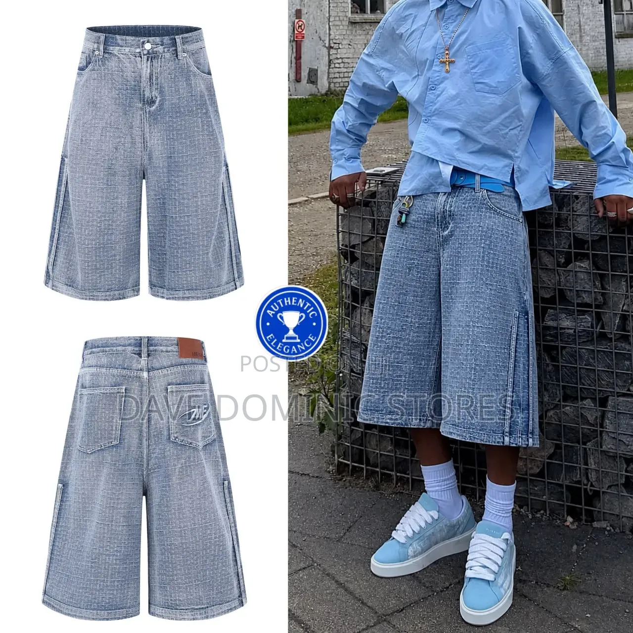 Modern Demin Short Available Now