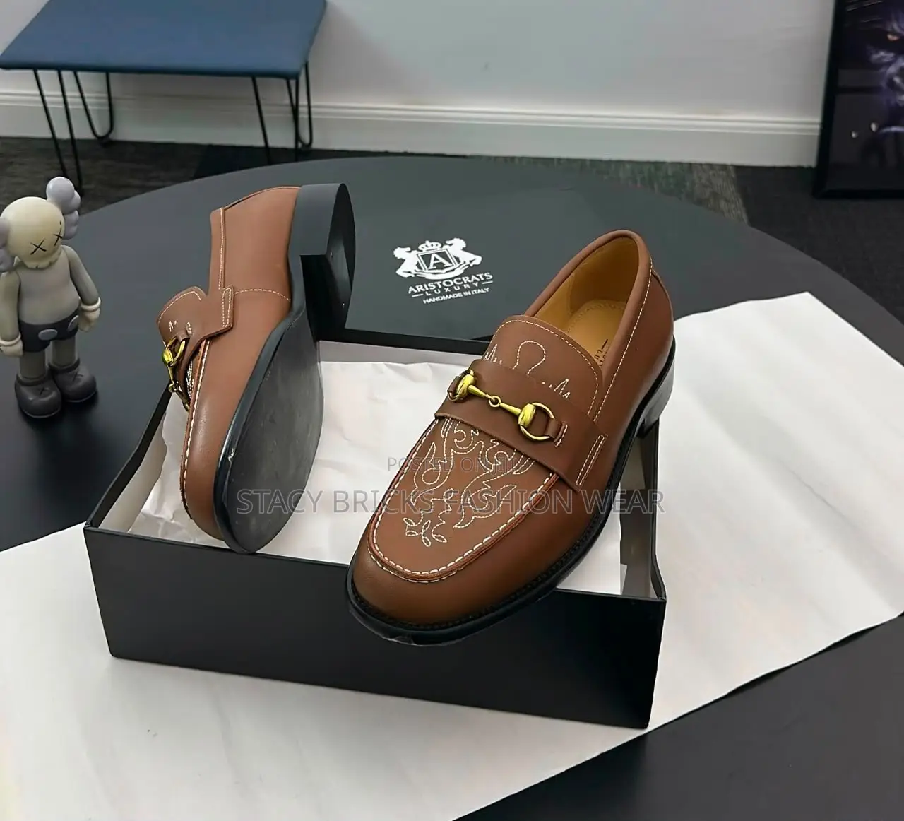 New Aristocrat Cooperate Shoe Now Brown in Store*