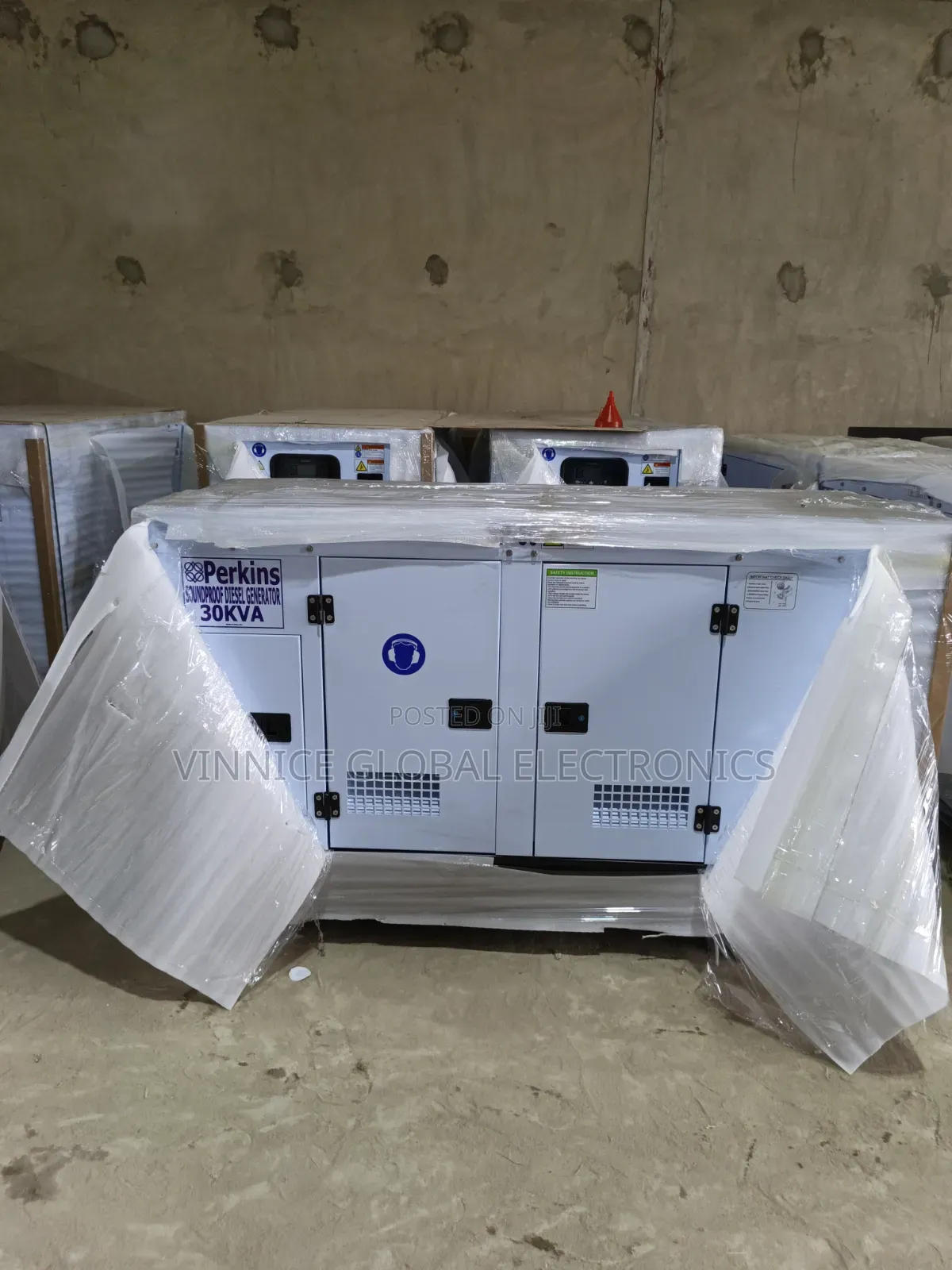 Brand New 30KVA Perkins Soundproof Generator 5 Years Warranty Copper