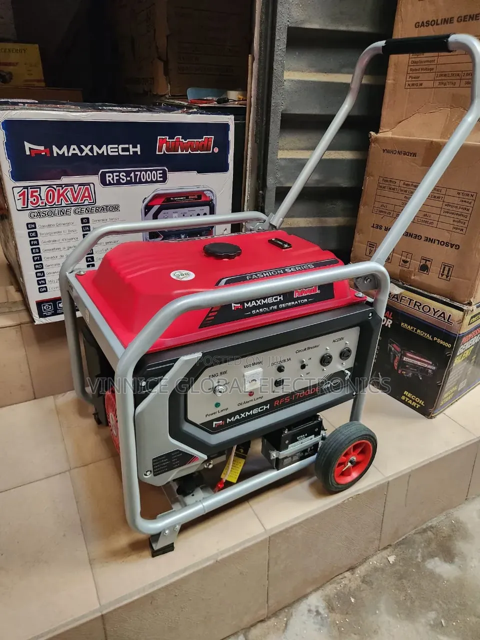 Brand New 15kva Maxmech Petrol Generator 100% Copper Coil