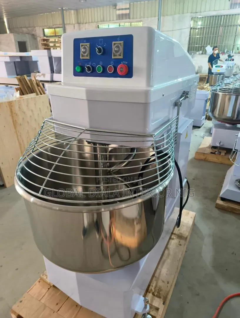 Heavy-Duty 50kg (130-Liter Capacity) Industrial Spiral Dough Mixer