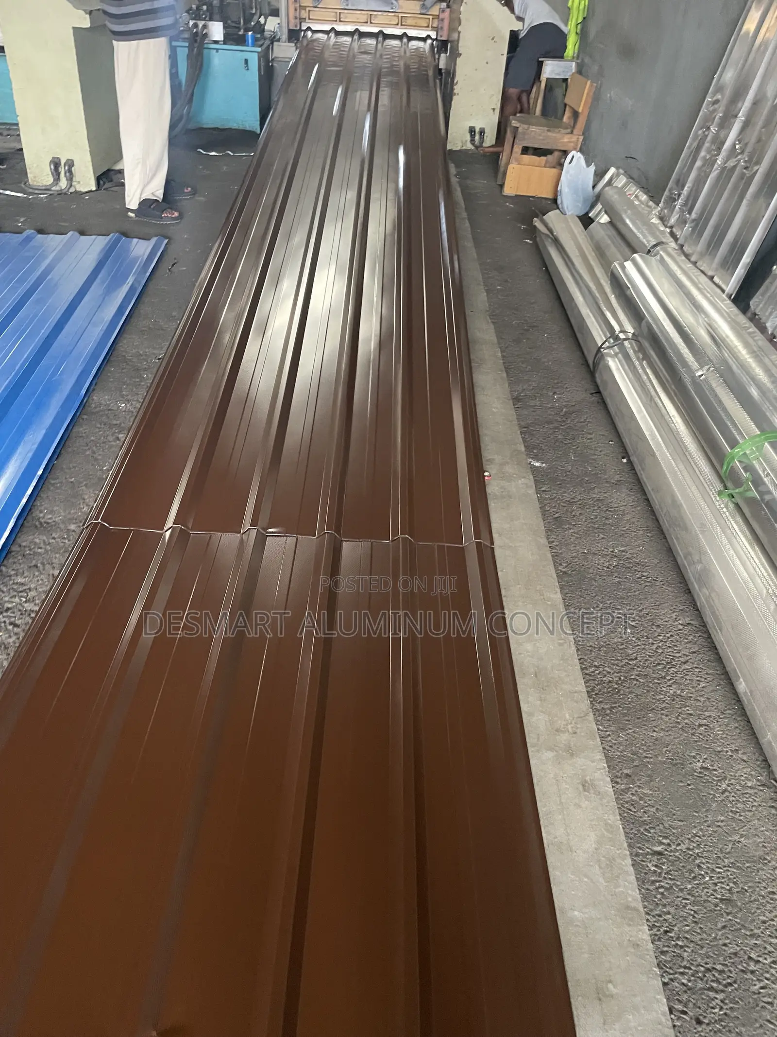 Desmart Aluminum Premium Quality Roofing/Brown Color /0.50