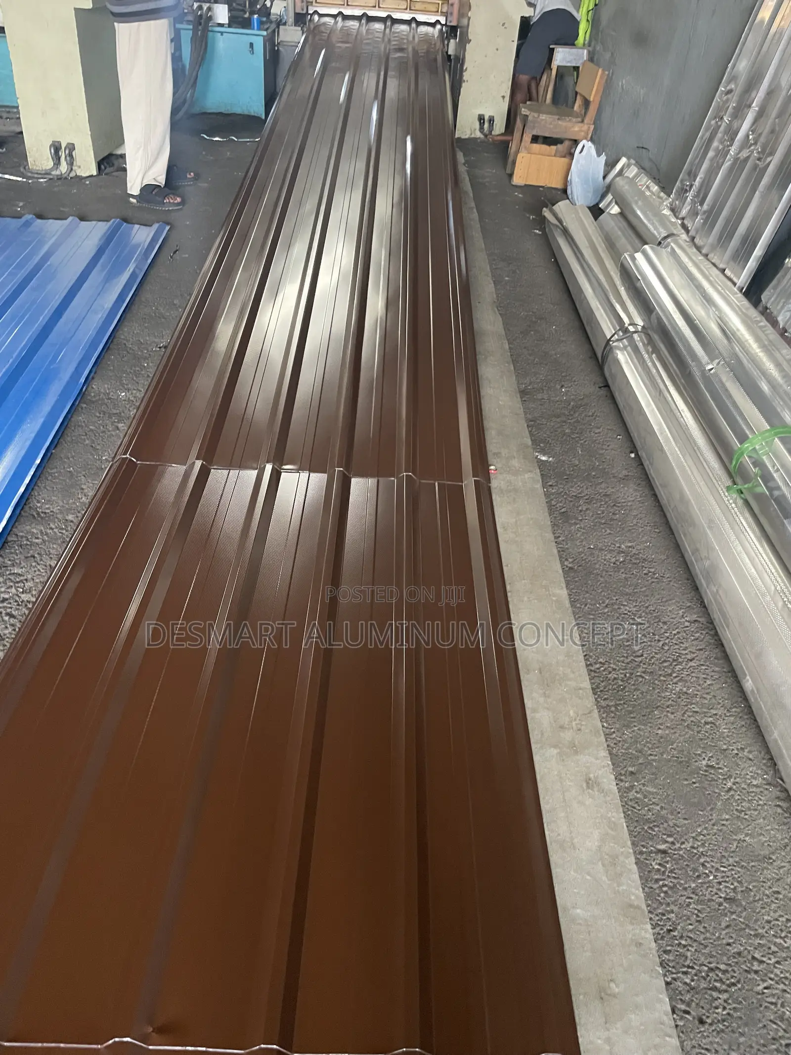 Desmart Aluminum Premium Quality Roofing/Brown Color /0.50