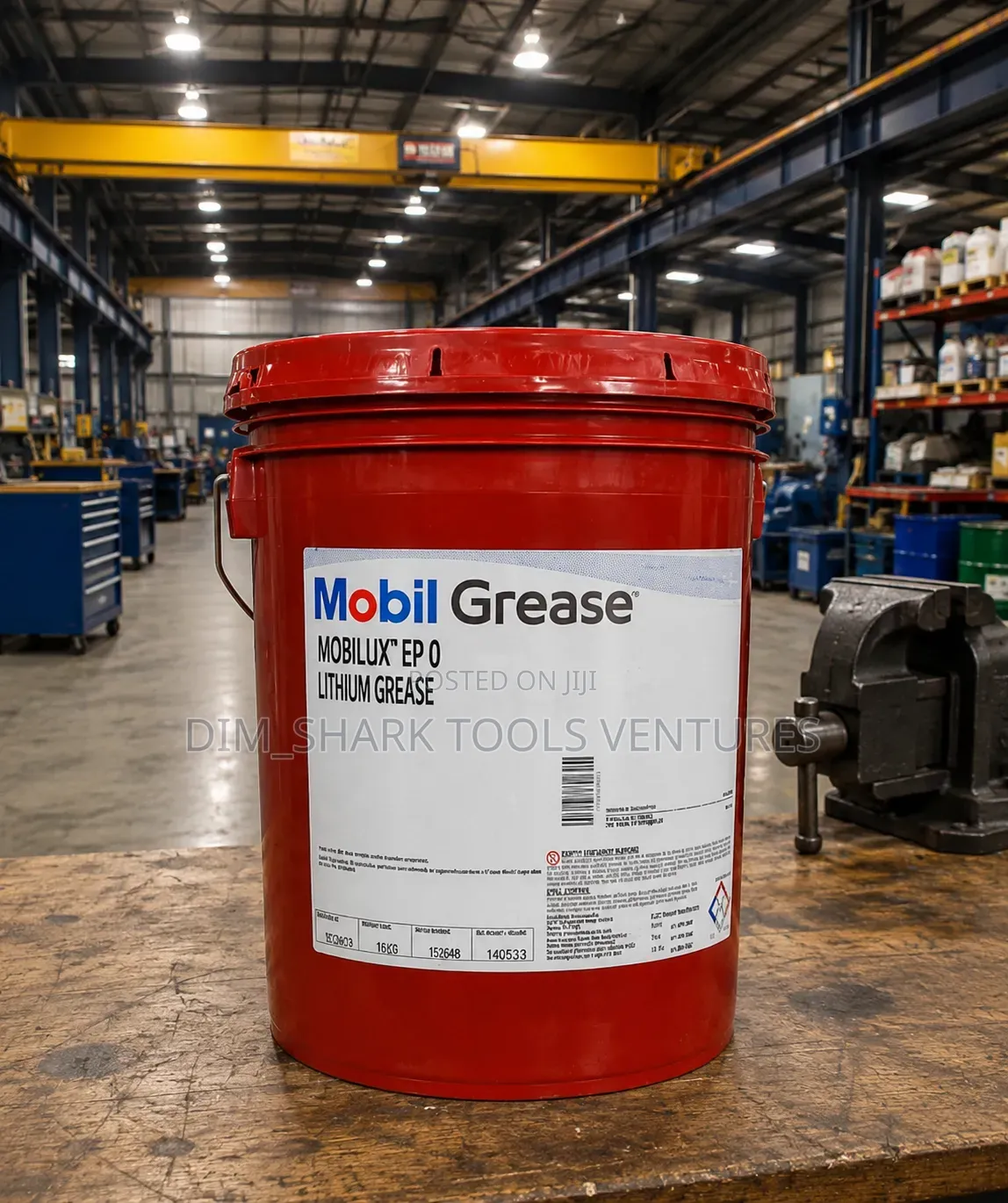 16kg Pail of Mobil Grease Mobilux EP 0 Lithium Grease