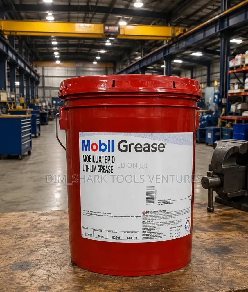 16kg Pail of Mobil Grease Mobilux EP 0 Lithium Grease