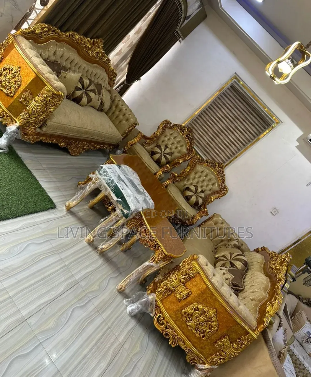 Classic Egyptian Royal Sofa Chairs by 8-10Seaters Full Set