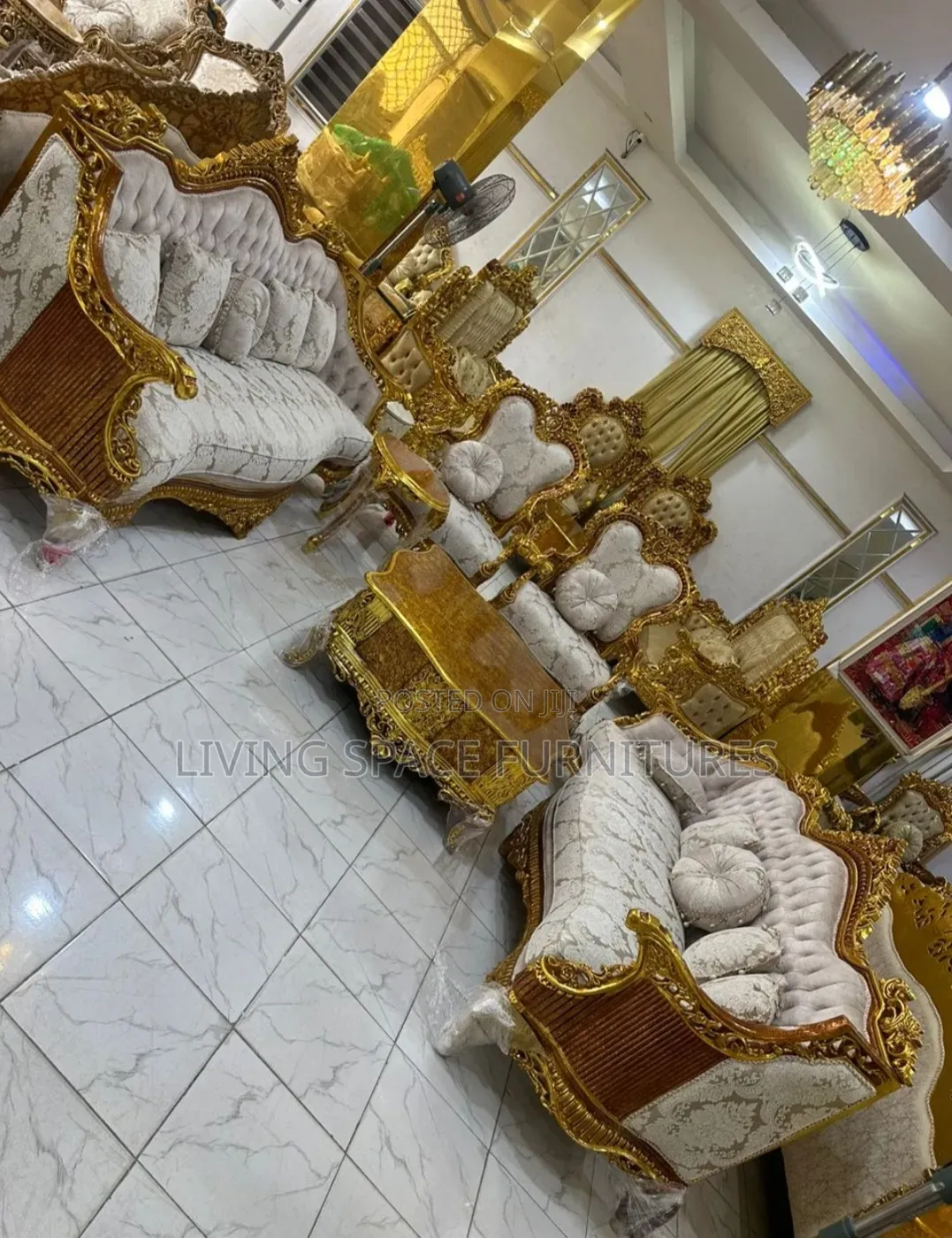 Classic Egyptian Royal Sofa Chairs by 8-10Seaters Full Set