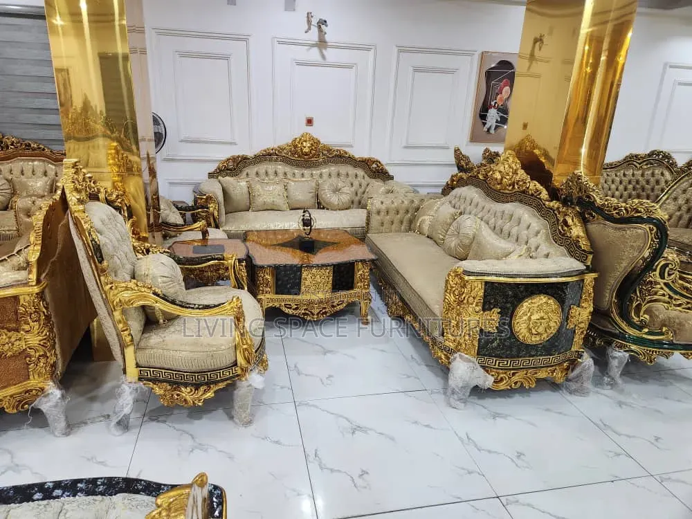 Classic Egyptian Royal Sofa Chairs by 8-10Seaters Full Set