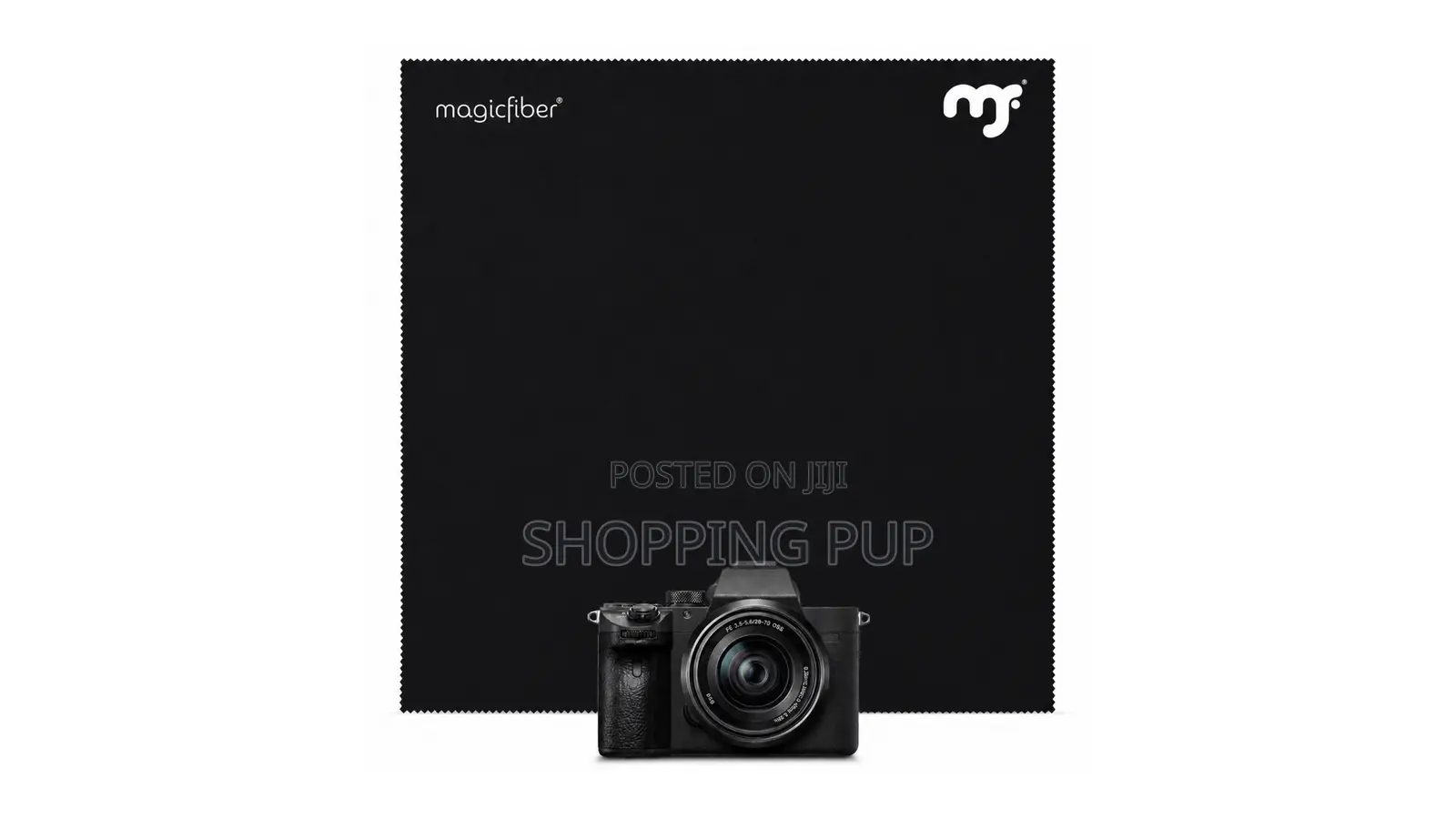 The Big Magicfiber XL 16" X 16" Microfiber Cloth (Black) - Brand New