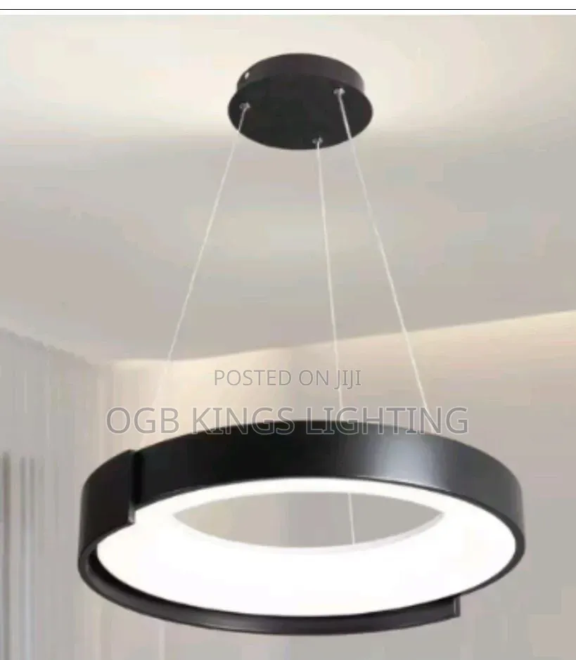 Black Chandelier Light Led Pendant Lamp