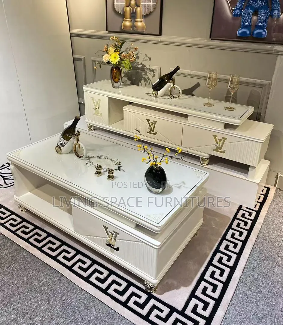 Adjustable TV Stand With Center Table