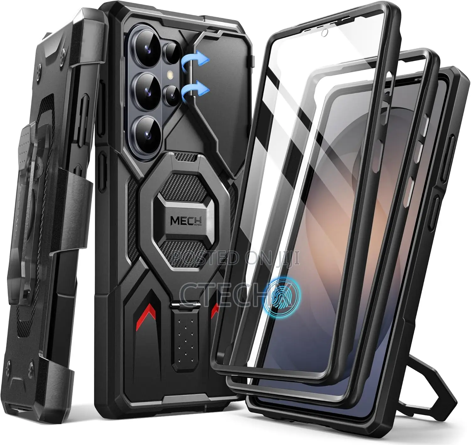TONGATE Magnetic Stand for Samsung Galaxy S26 Ultra Case, Black