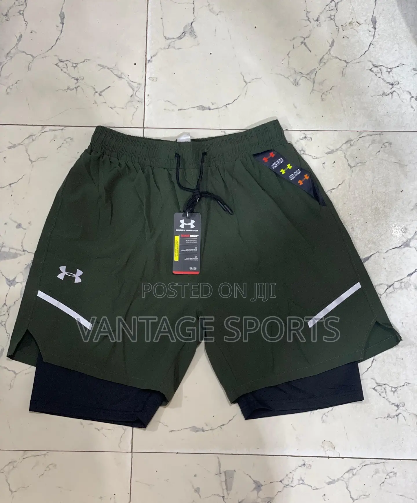 Men’s Gym Running Shorts With Inner Tights – High-Quality Shorts
