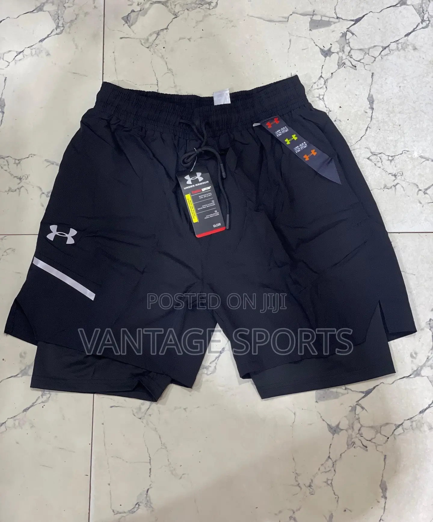 Men’s Gym Running Shorts With Inner Tights – High-Quality Shorts