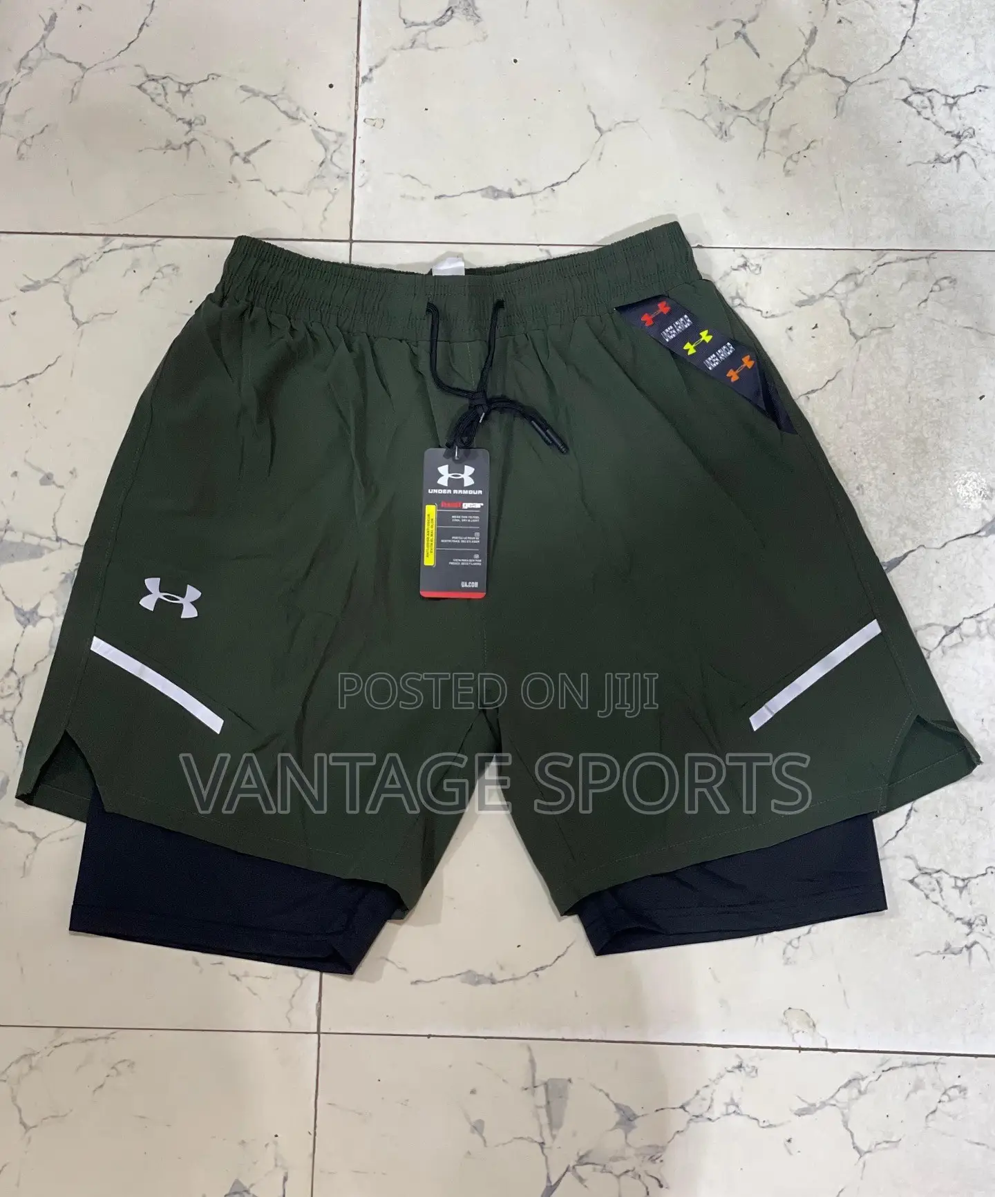 Men’s Gym Running Shorts With Inner Tights – High-Quality Shorts