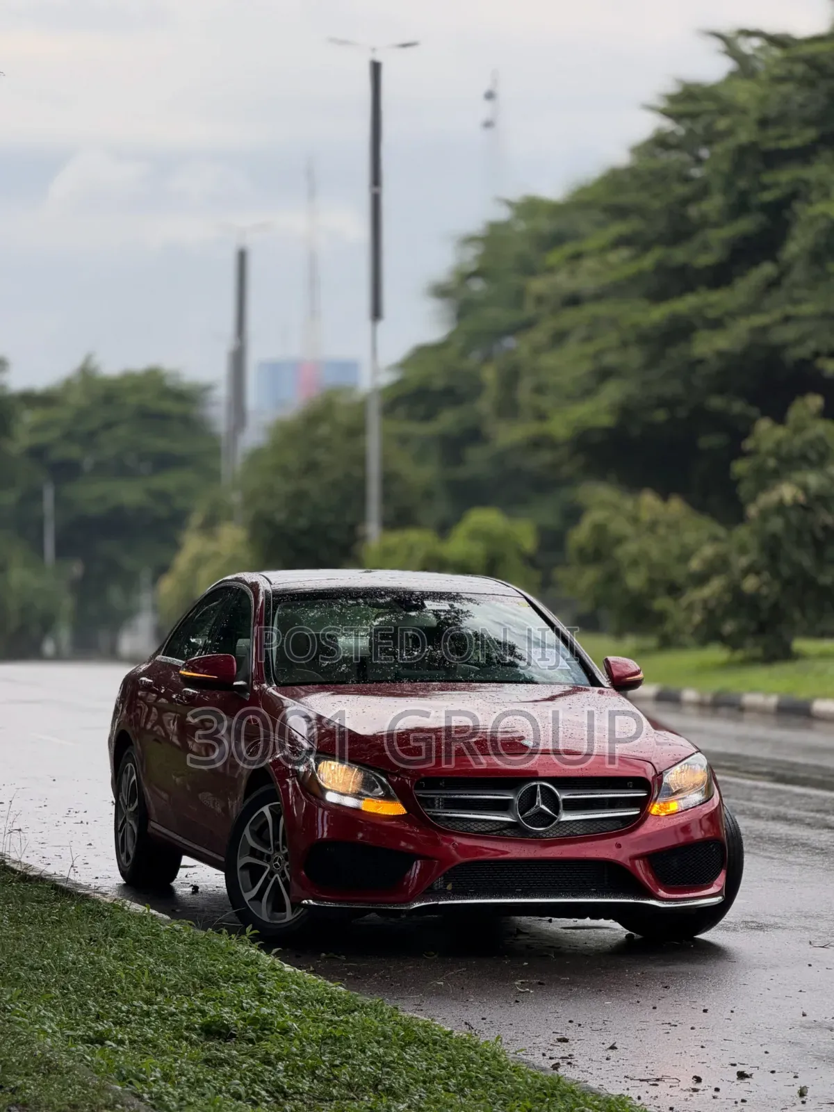Mercedes-Benz C300 2017 Burgundy