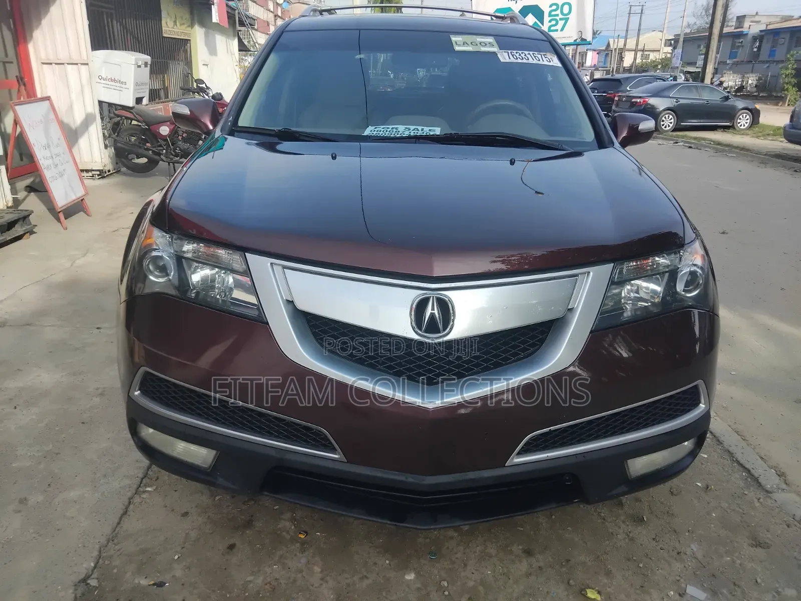 Acura MDX SUV 4dr AWD (3.7L 6cyl 6A) 2012 Maroon