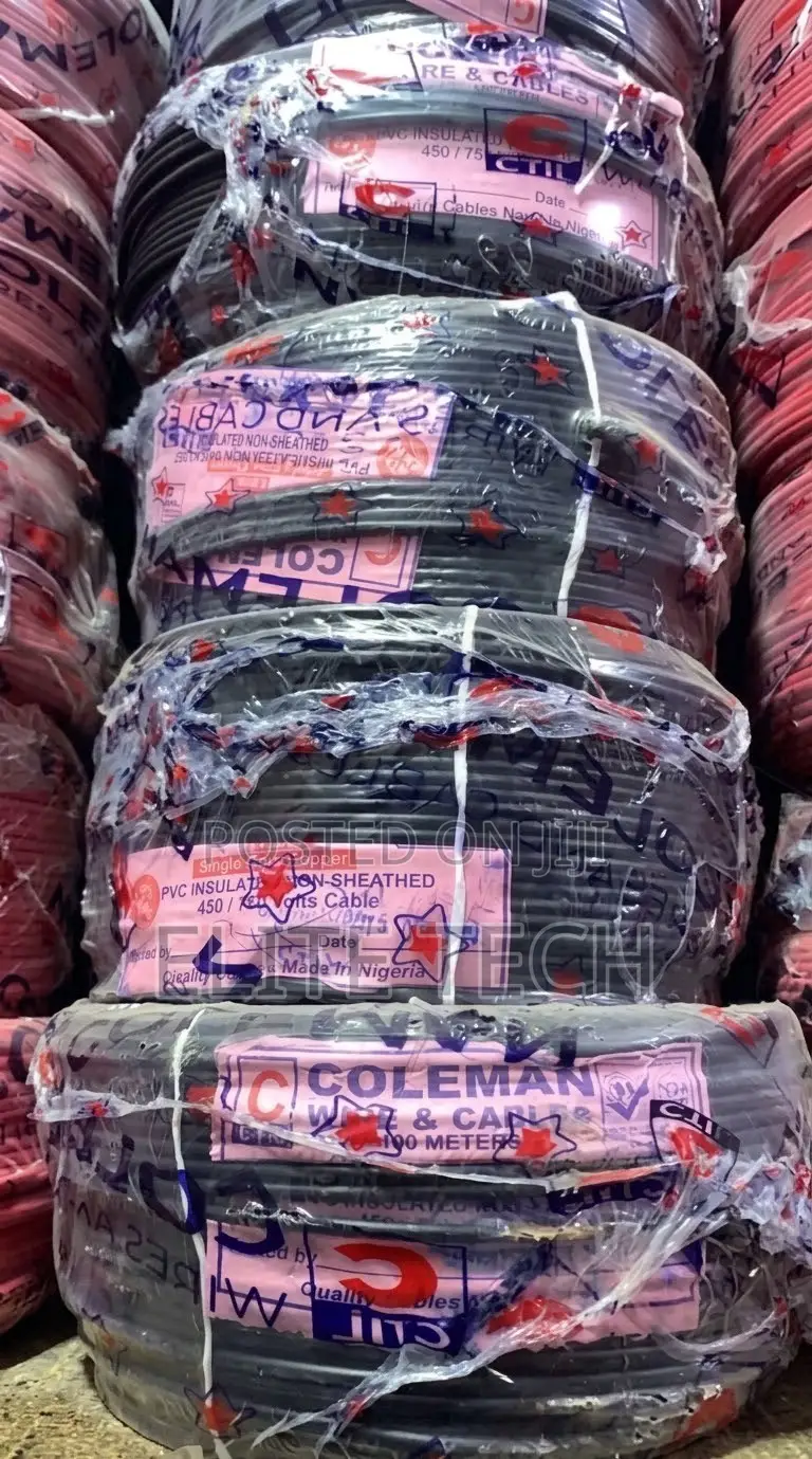 100% Pure Copper 1.5mm Coleman Electrical Cable (100 Meters)