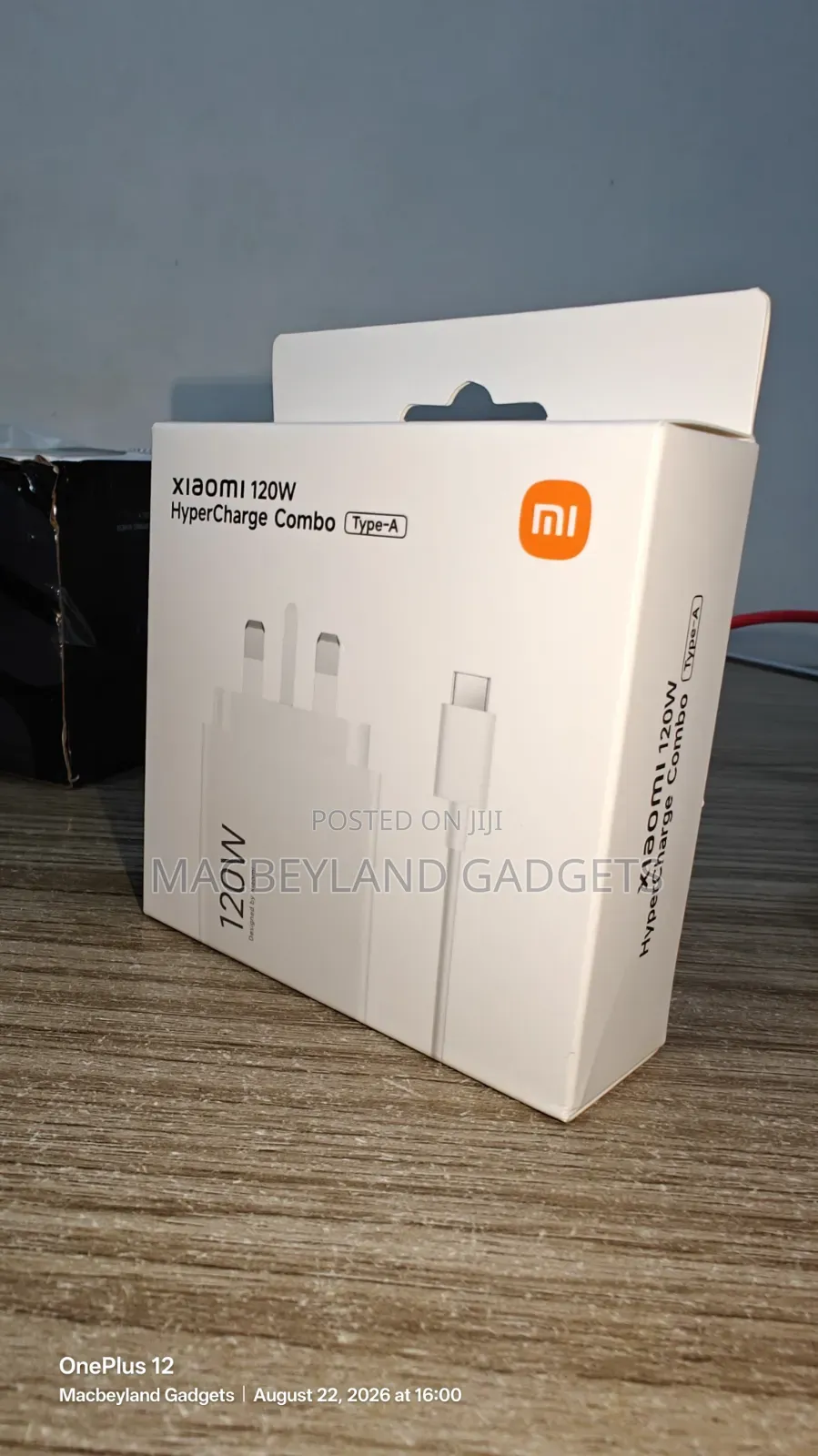 Original Xiaomi 120 Watts Charger, Uk 3 Pin, Brand New Sealed