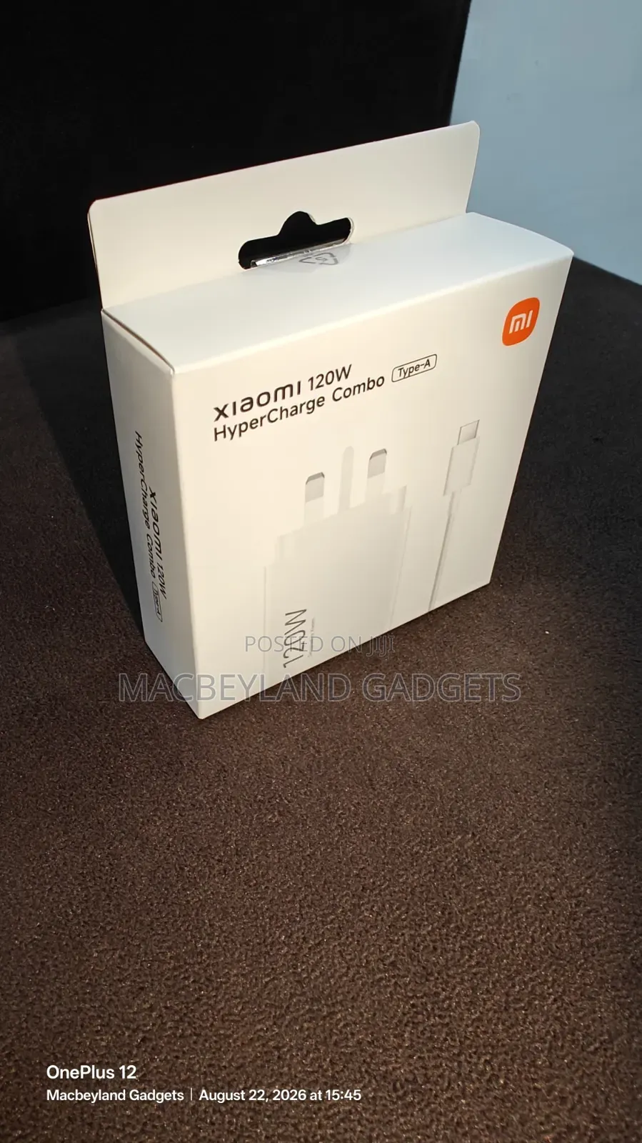 Original Xiaomi 120 Watts Charger, Uk 3 Pin, Brand New Sealed
