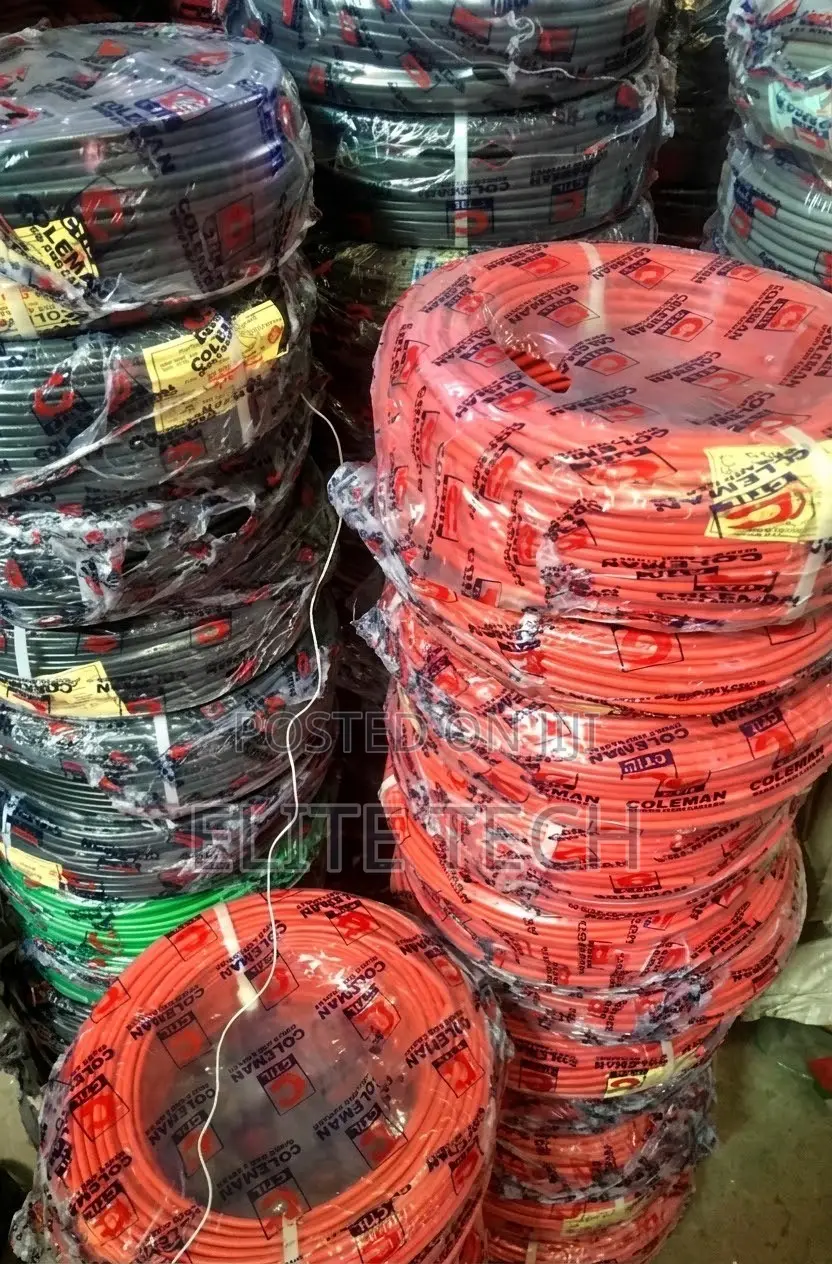 100% Pure Copper 6mm Coleman Electrical Cable (100 Meters)