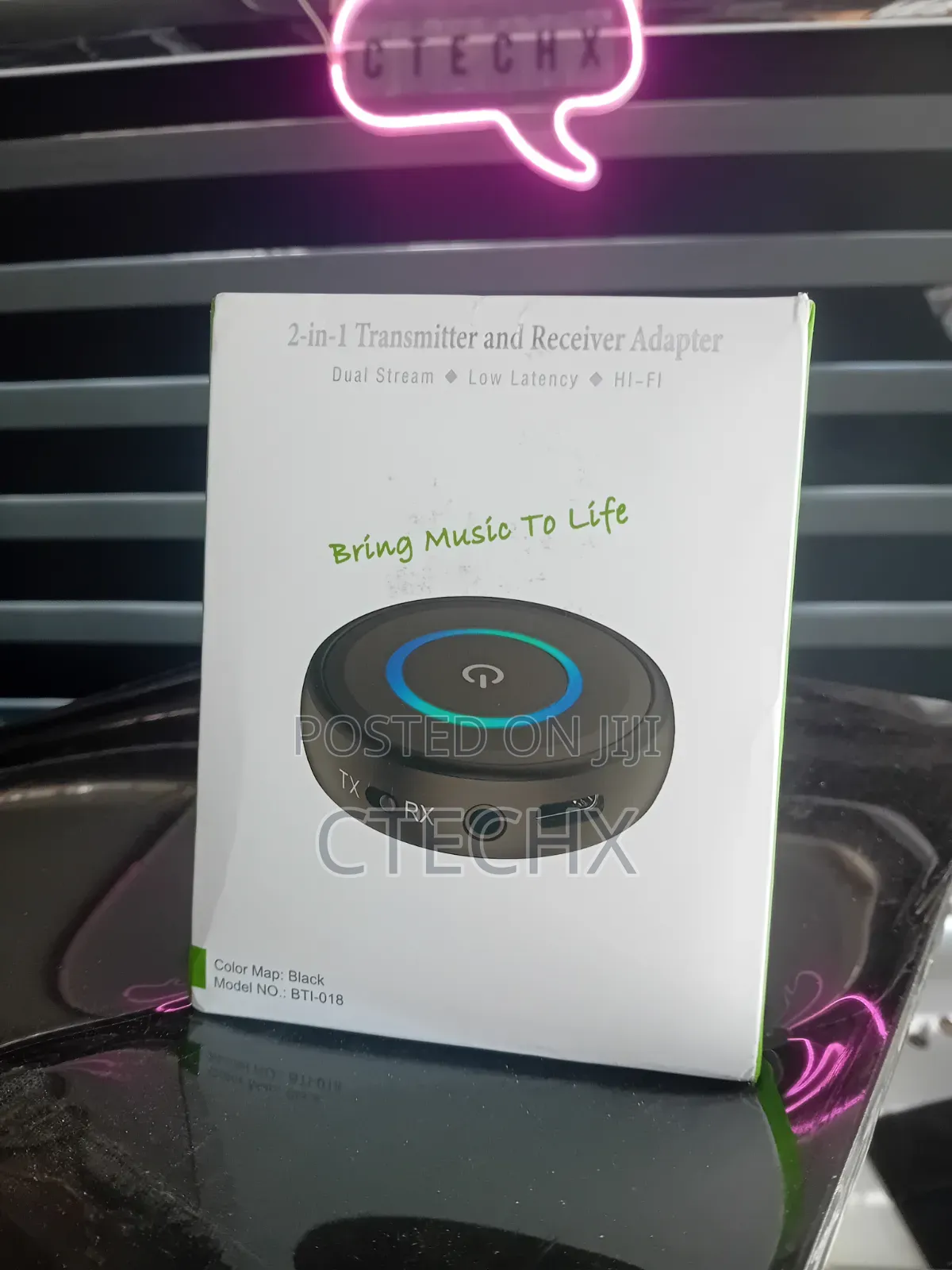 Bluetooth V5.3 Transmitter Receiver for TV to 2 Wireless Headphones
