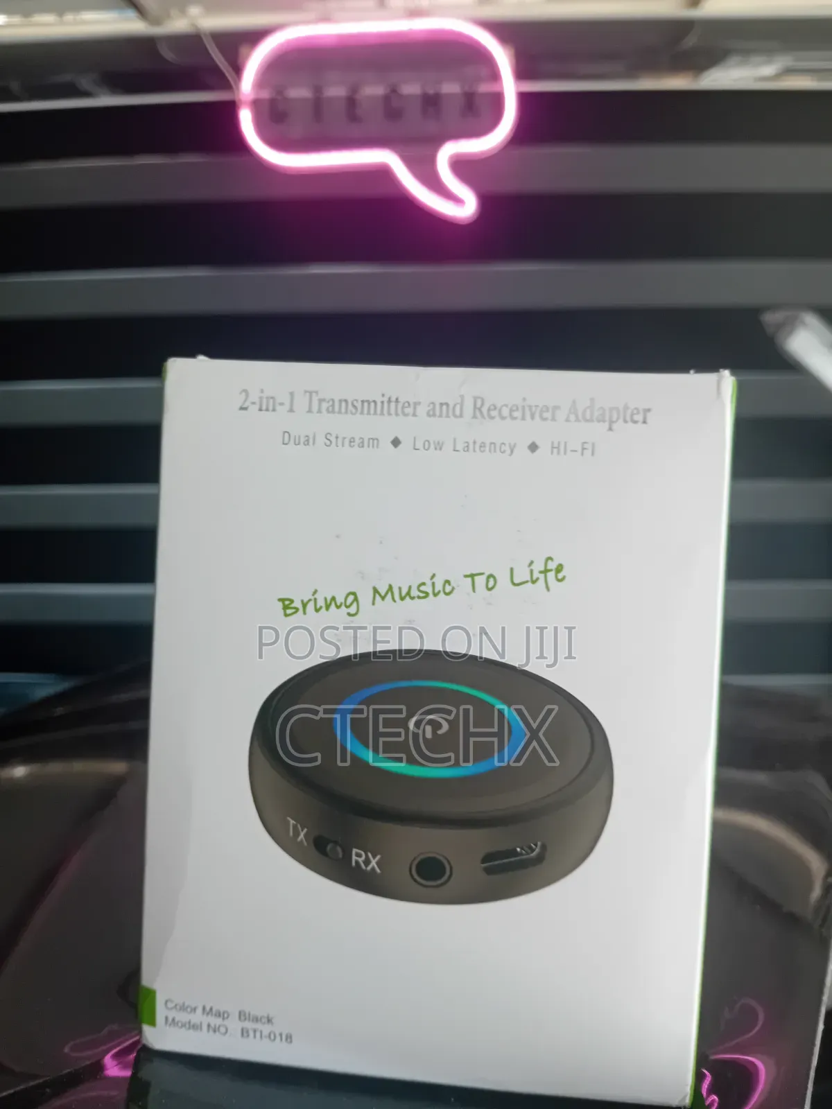 Bluetooth V5.3 Transmitter Receiver for TV to 2 Wireless Headphones