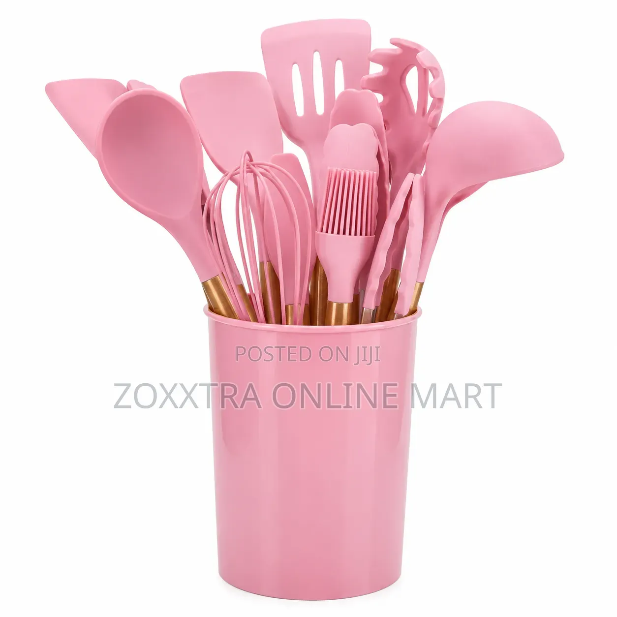 12pcs Silicone Kitchen Utensil Set With Holder