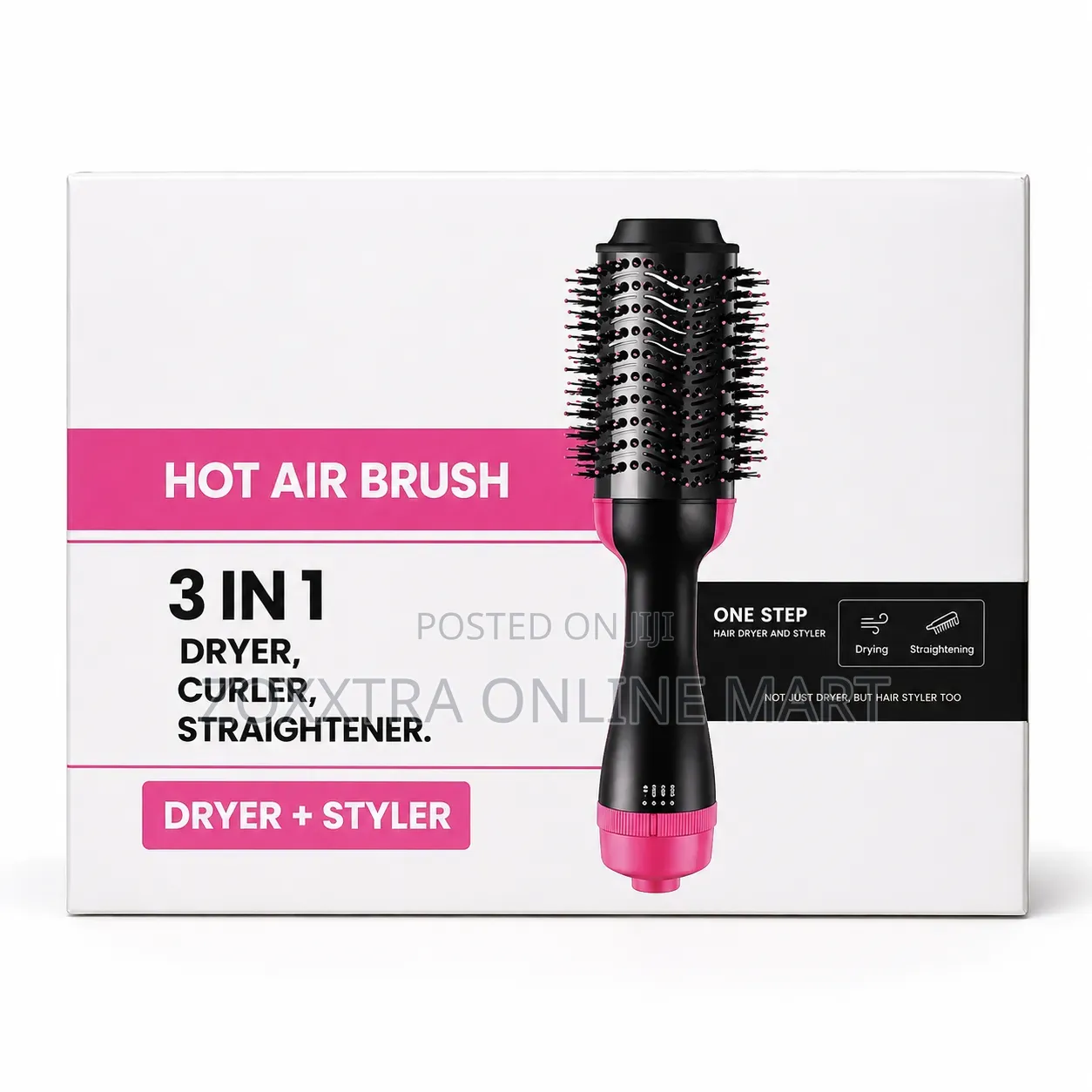 3-in-1 Hot Air Brush Dryer Styler