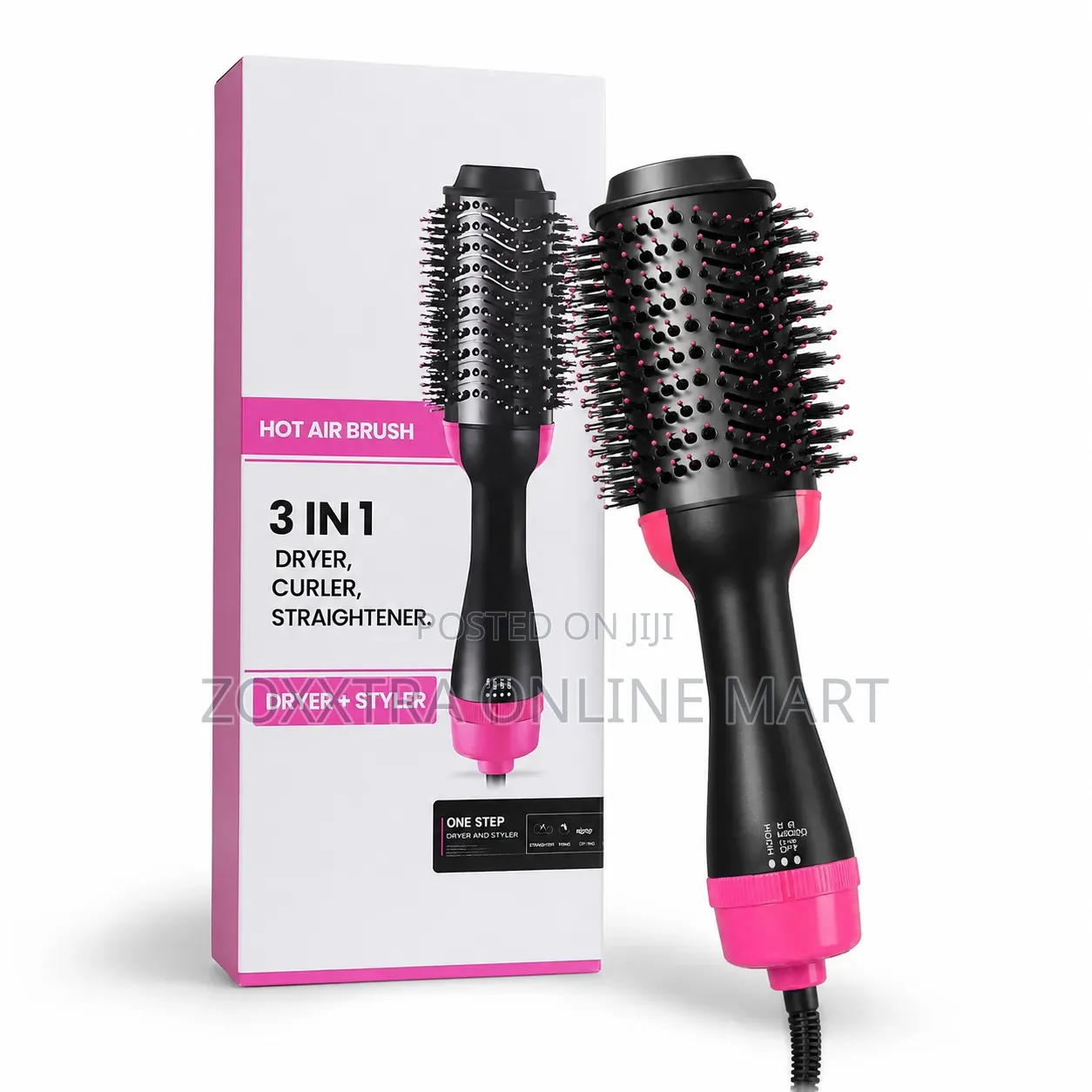 3-in-1 Hot Air Brush Dryer Styler