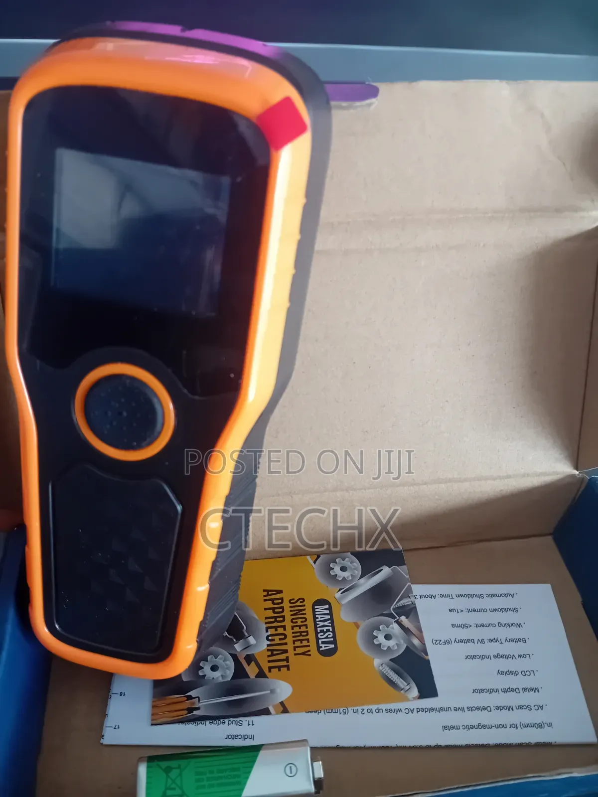 5-in-1 Electronic Stud Detector Wall Scanner With Display Audio Alarm