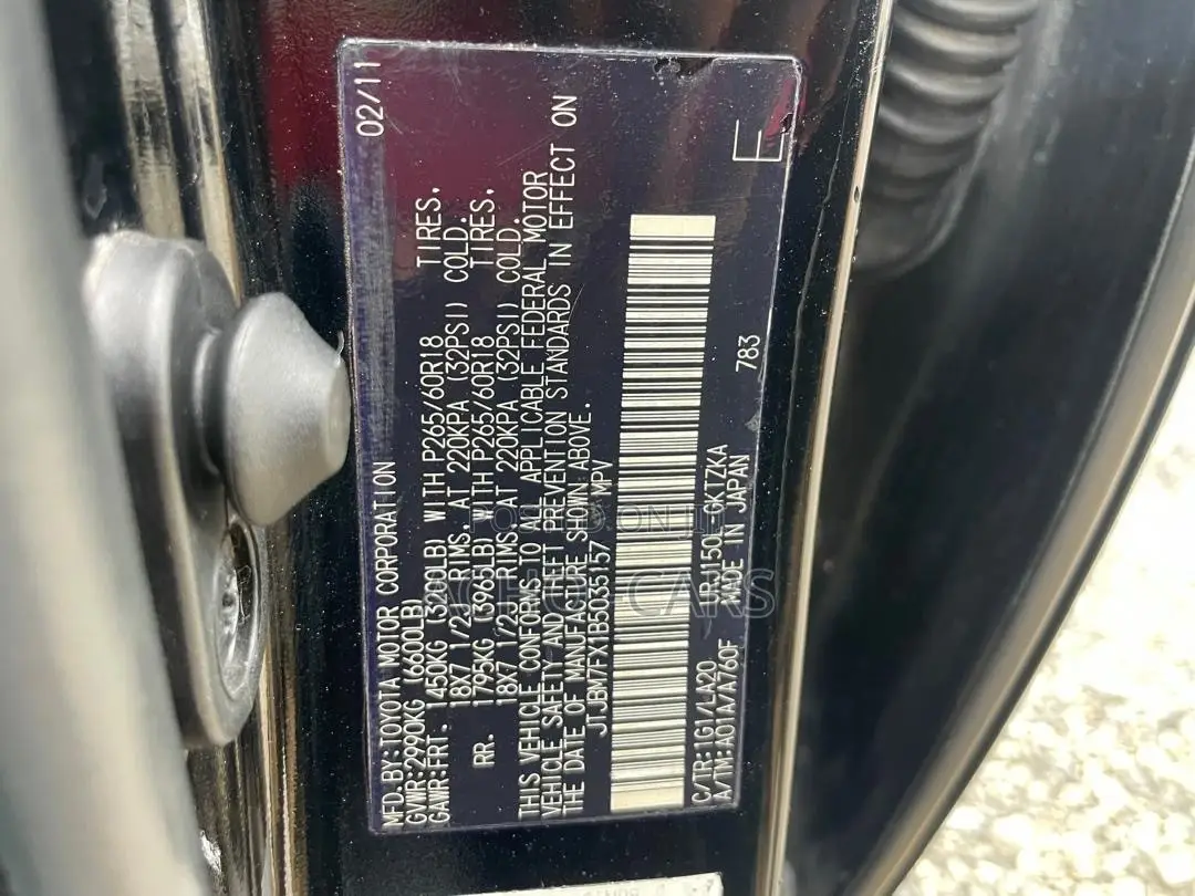 Lexus GX 2011 Black