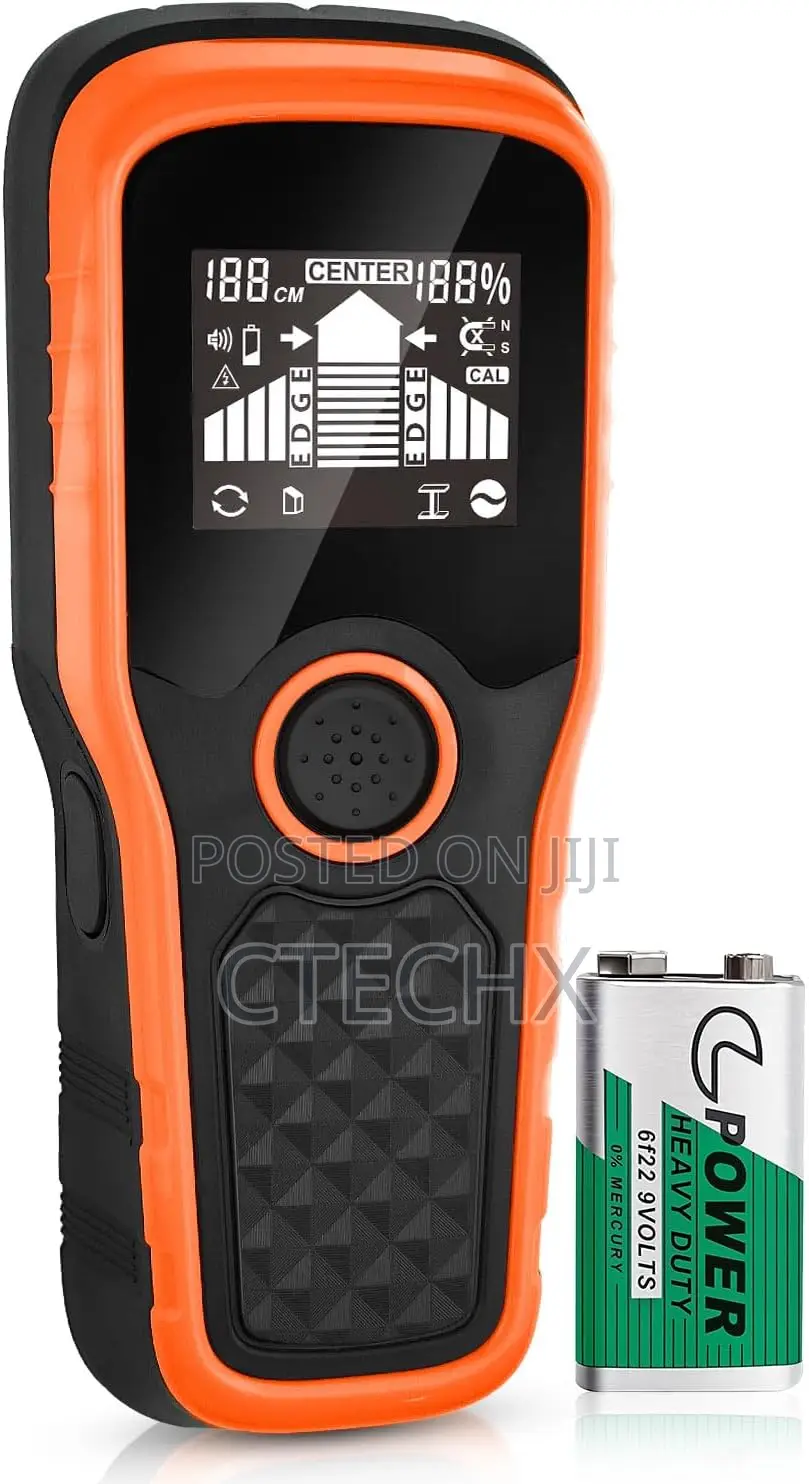5-in-1 Electronic Stud Detector Wall Scanner With Display Audio Alarm