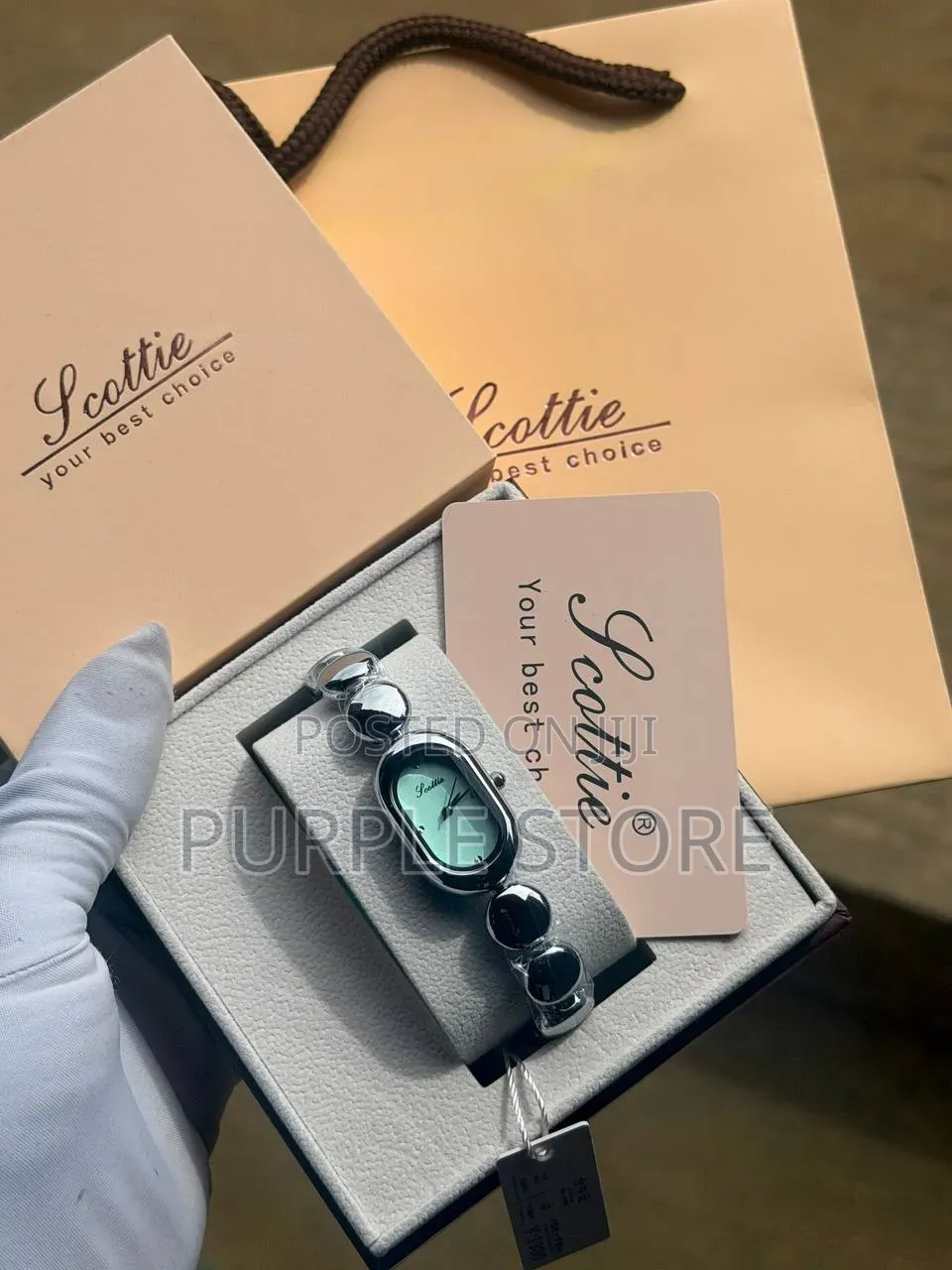 Scottie Ladies Elegant Oval Watches