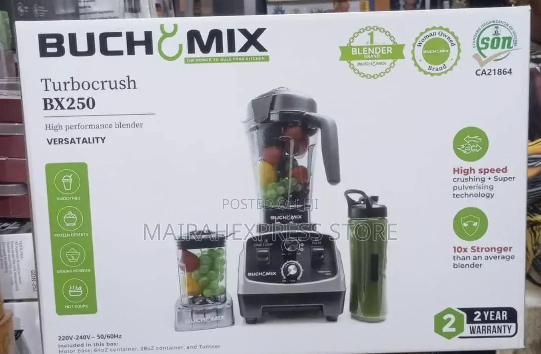Original Buchymix 3L Premium Digital Turbocrush Blender | BX250 2st7