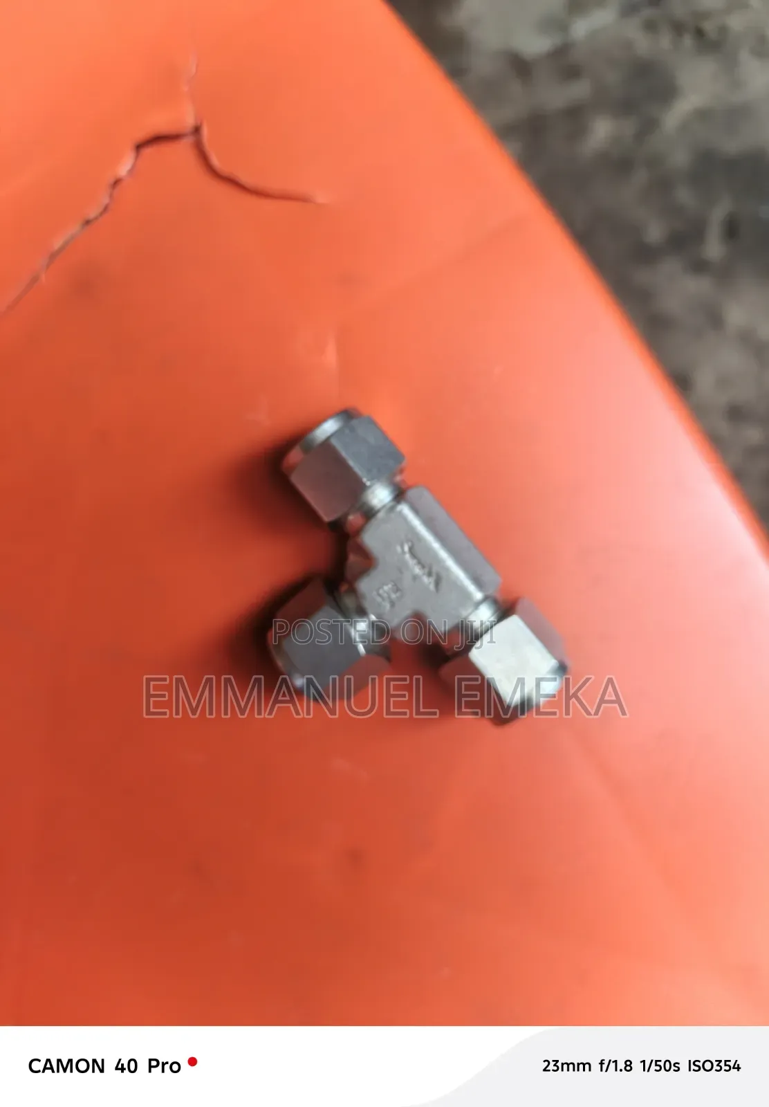 Union TEE, Tube Fitting, 1/2 in Tube OD