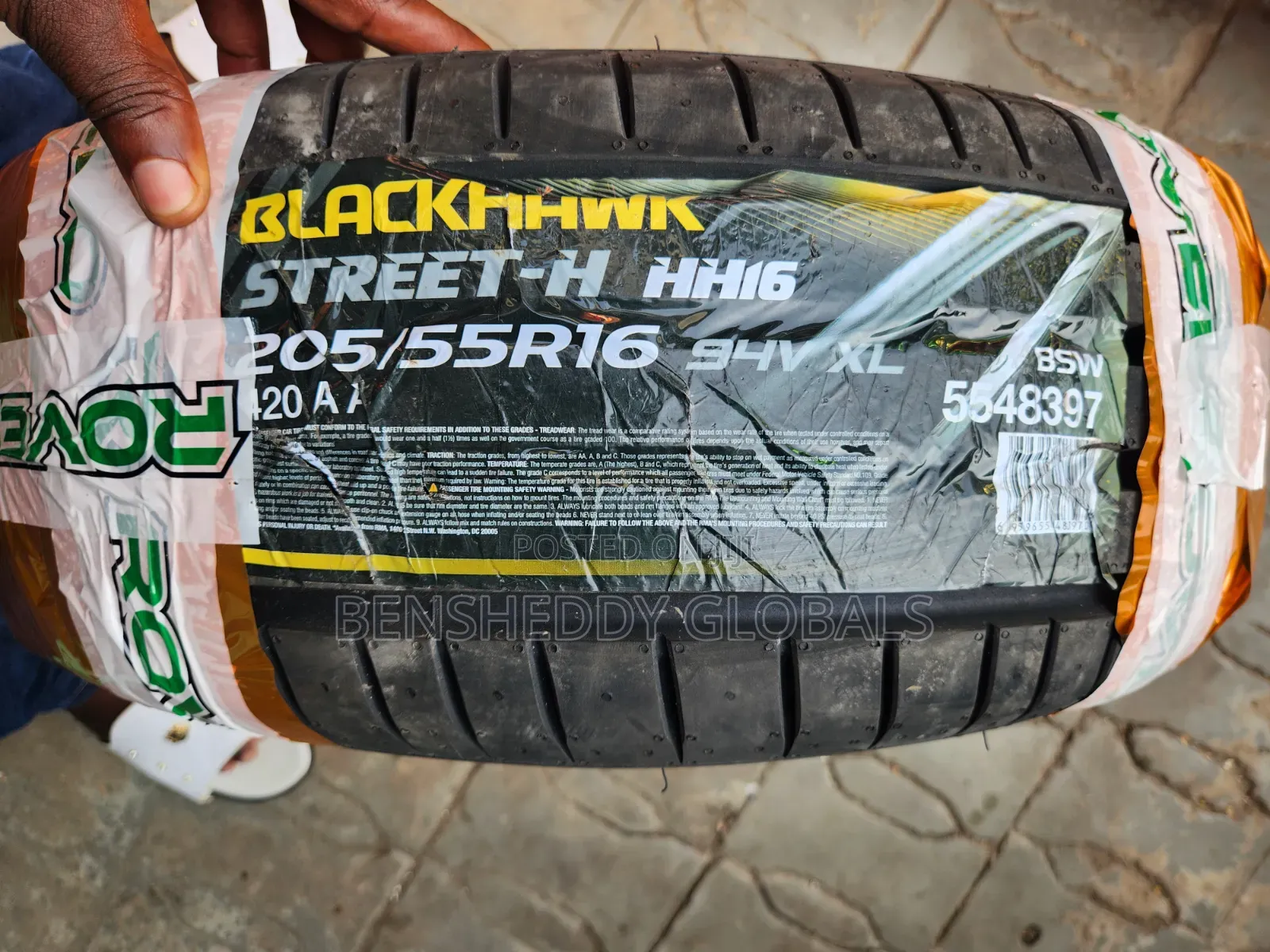 205/55r16 Blackhawk Original